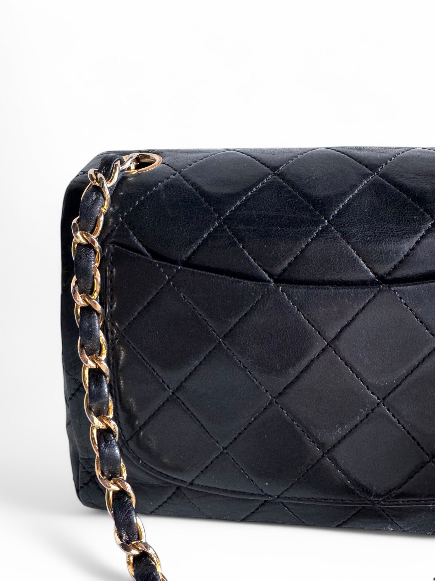CHANEL Lambskin Quilted Mini Flap Bag