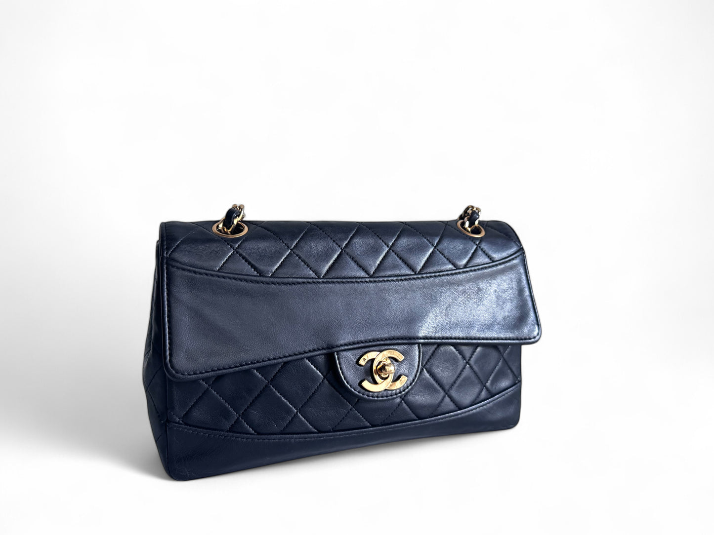 Chanel Quilted Flap Bag With Pouch