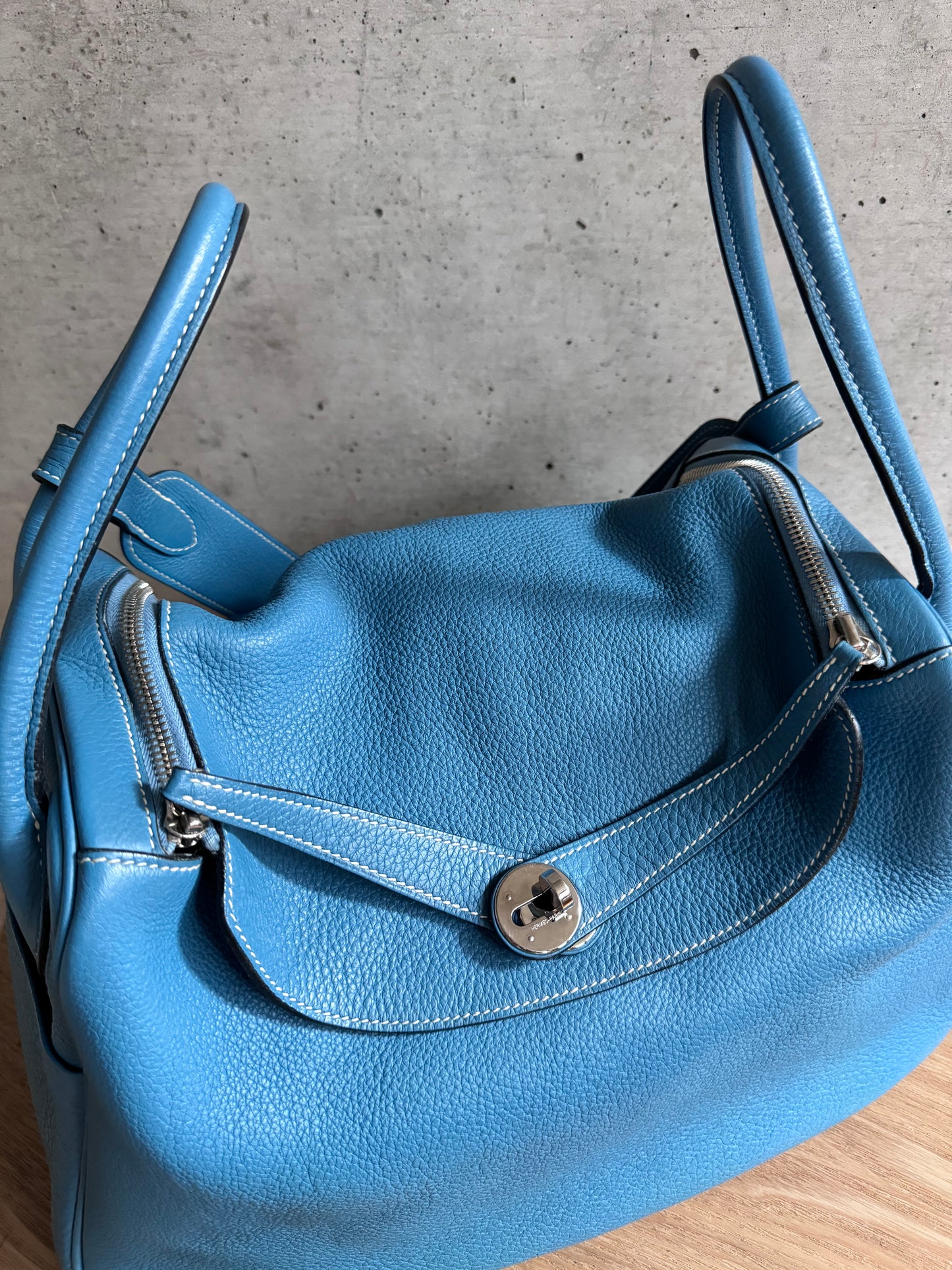 HERMES Taurillon Clemence Lindy 34