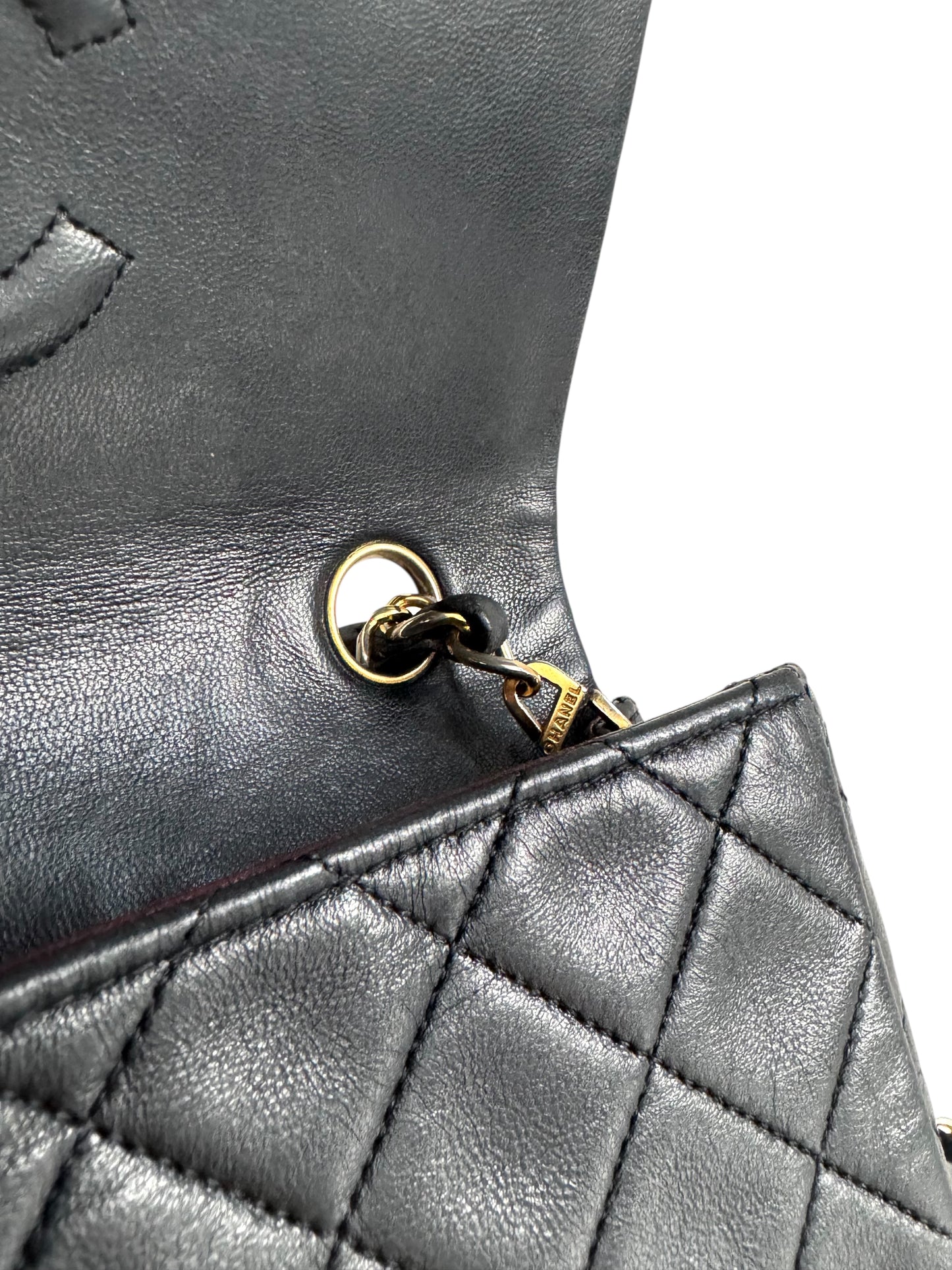 CHANEL Lambskin Quilted Small Single Flap