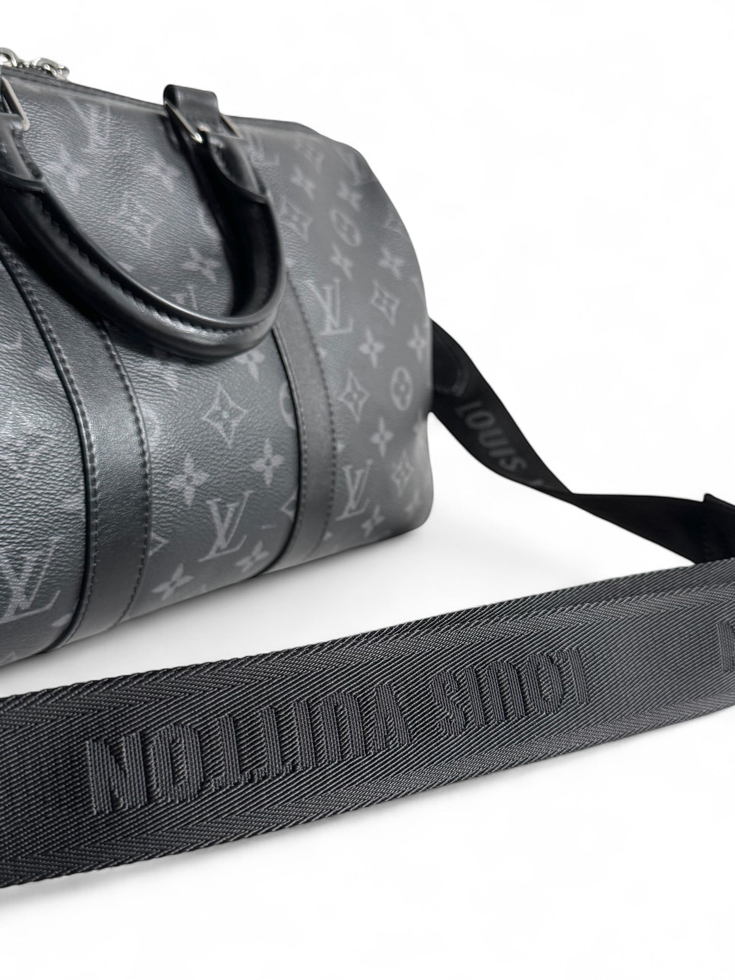 LOUIS VUITTON Eclipse Reverse Keepall Bandouliere Bag