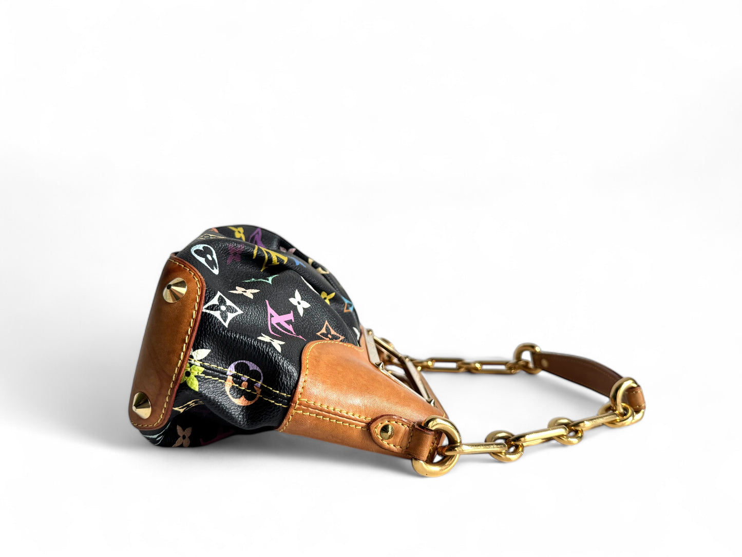LOUIS VUITTON Monogram Multicolor Judy PM Black