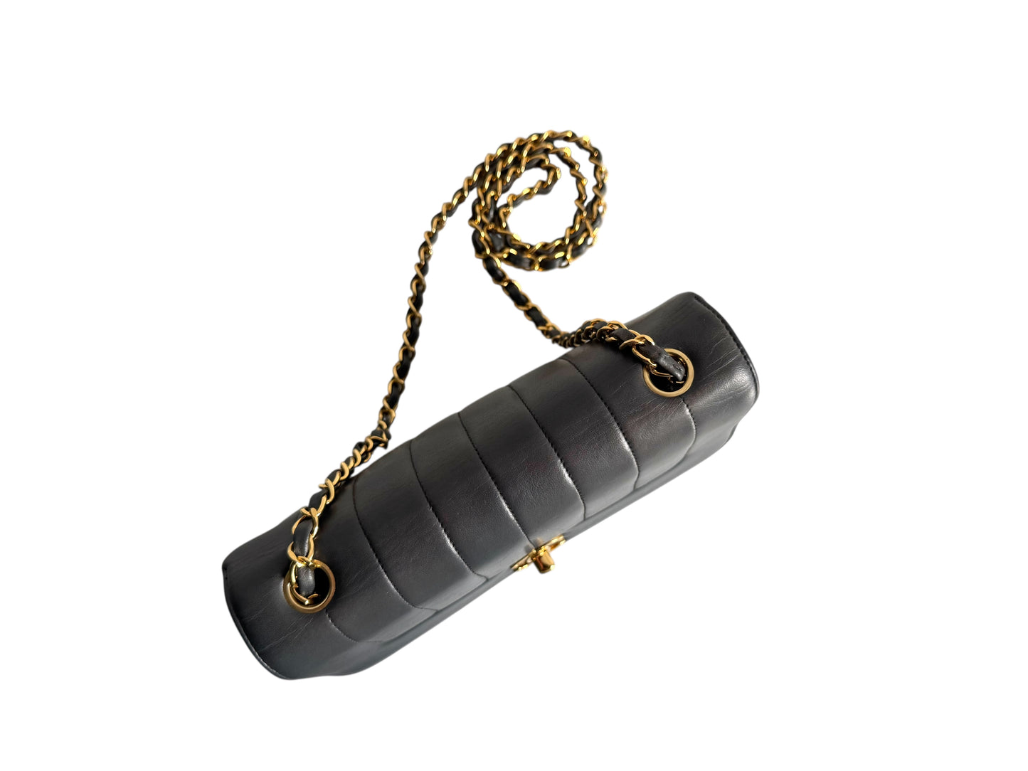 CHANEL Lambskin Vertical Flap Bag