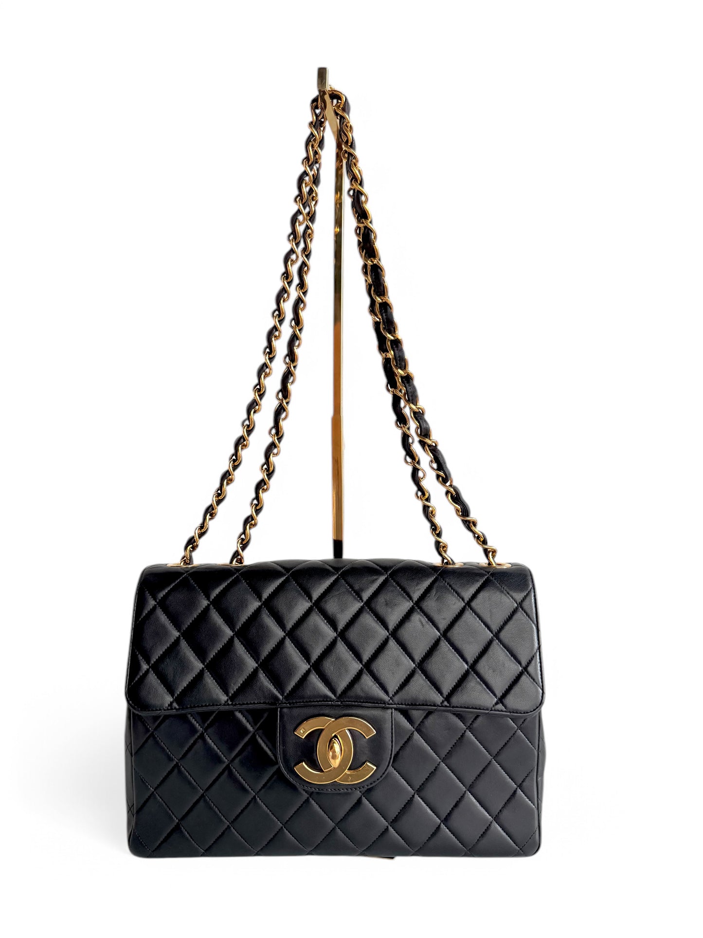 CHANEL Classic Maxi Lambskin Leather Flap Bag