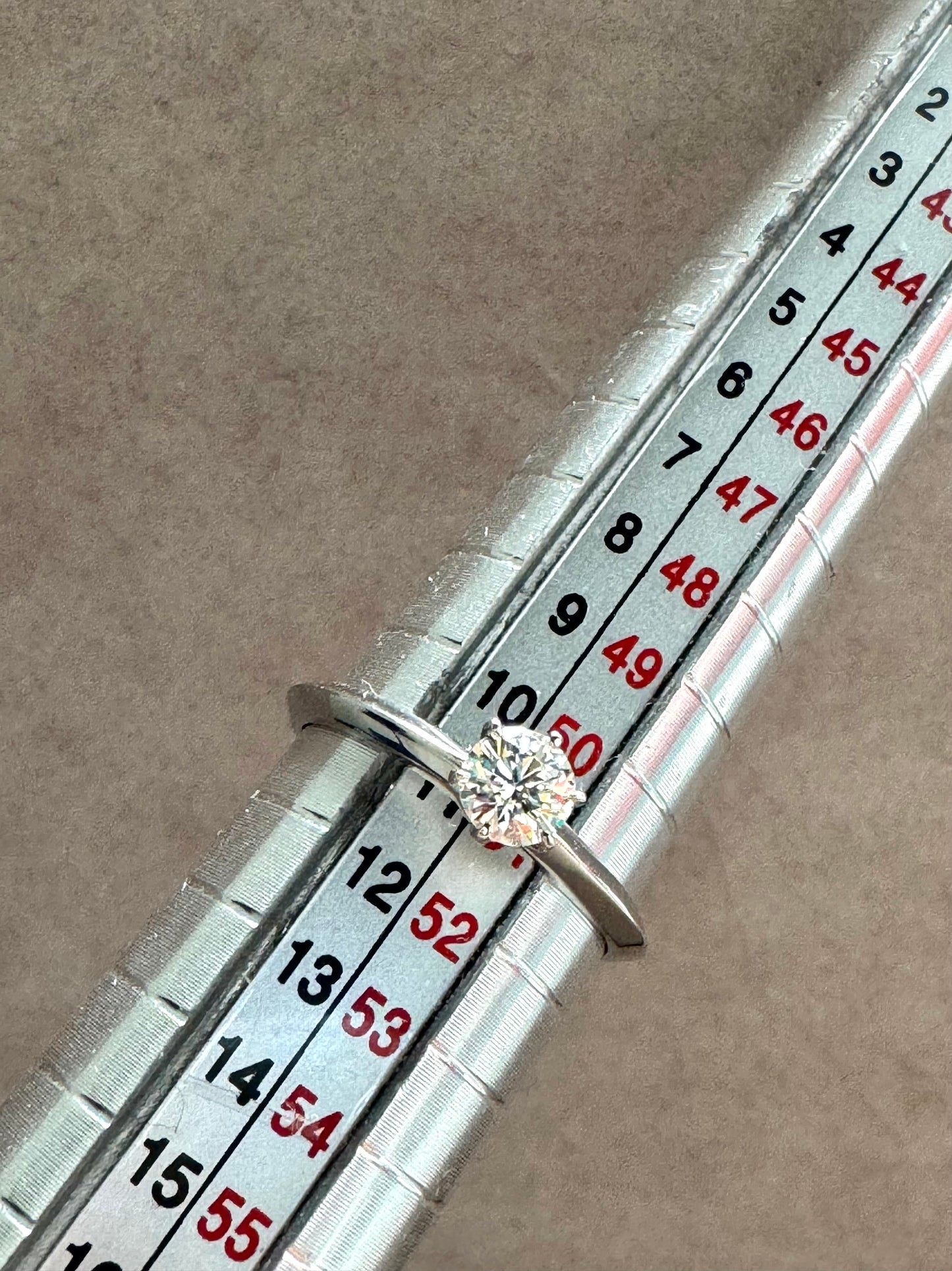 TIFFANY & CO. Solitaire Diamond Engagement Ring
