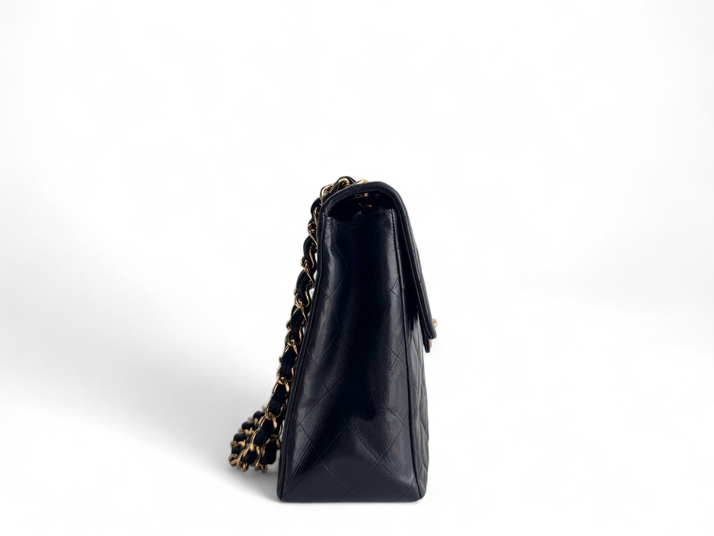 CHANEL Lambskin Quilted XL Jumbo Single Flap