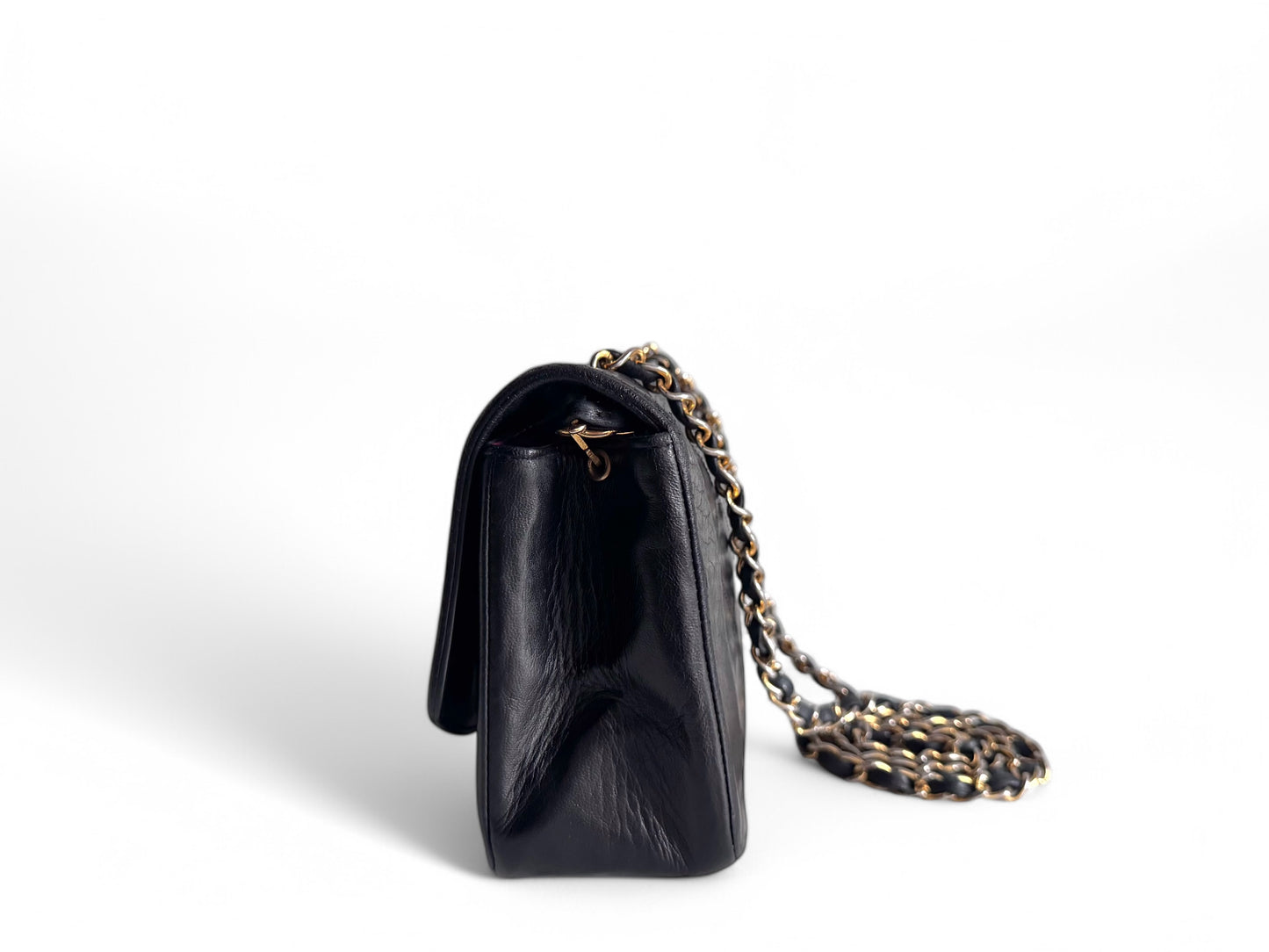 CHANEL Lambskin Diana Small Single Flap