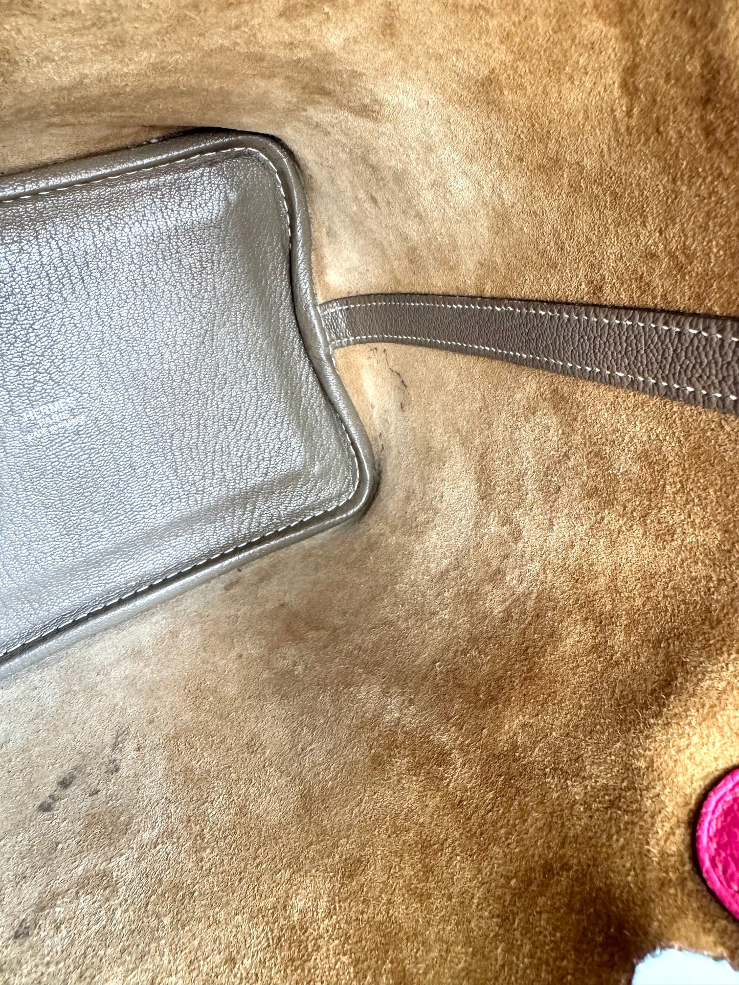 HERMÈS Chevre Mysore Éclat Picotin 18