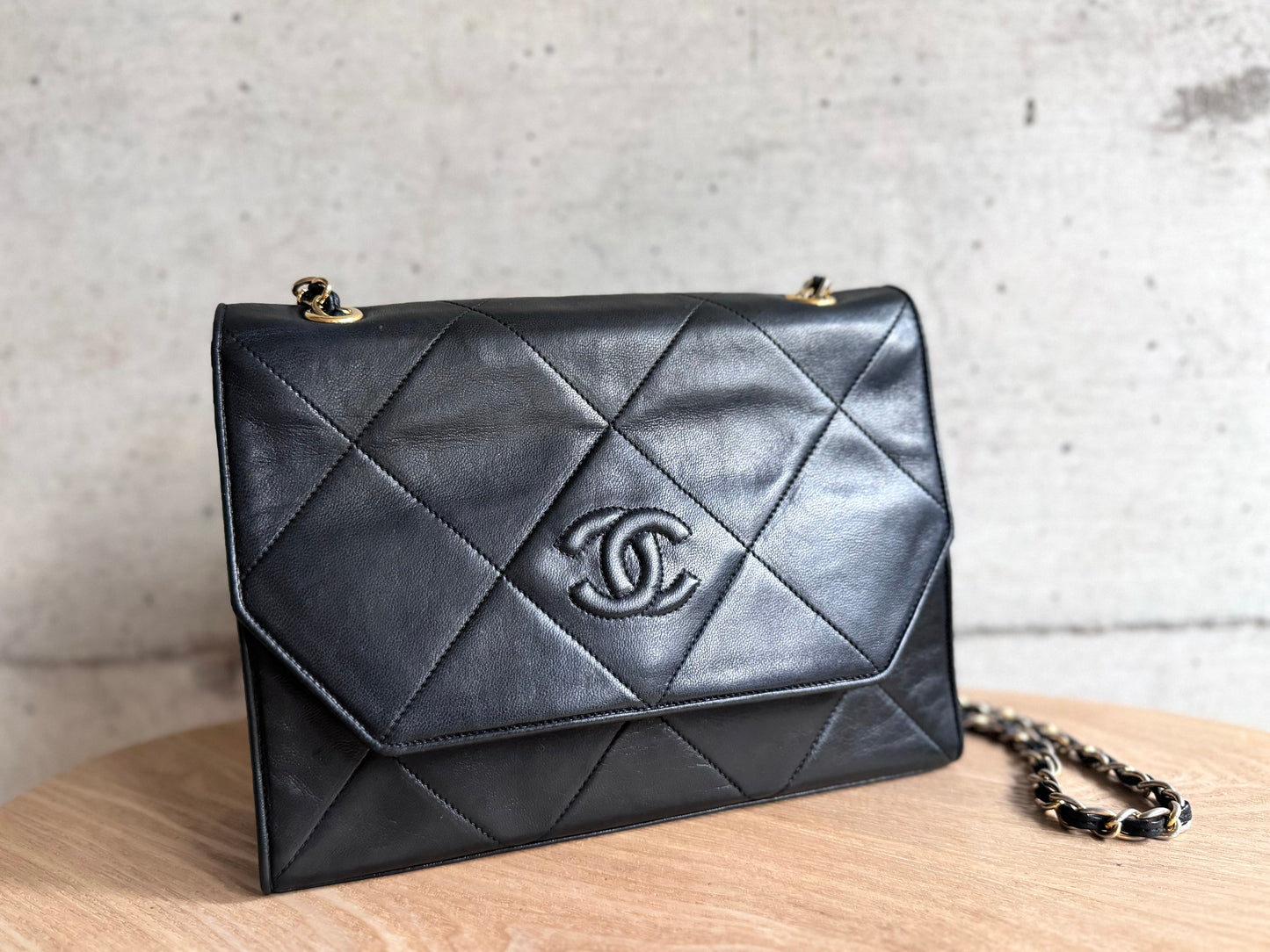 Chanel CC Lambskin Flap Bag