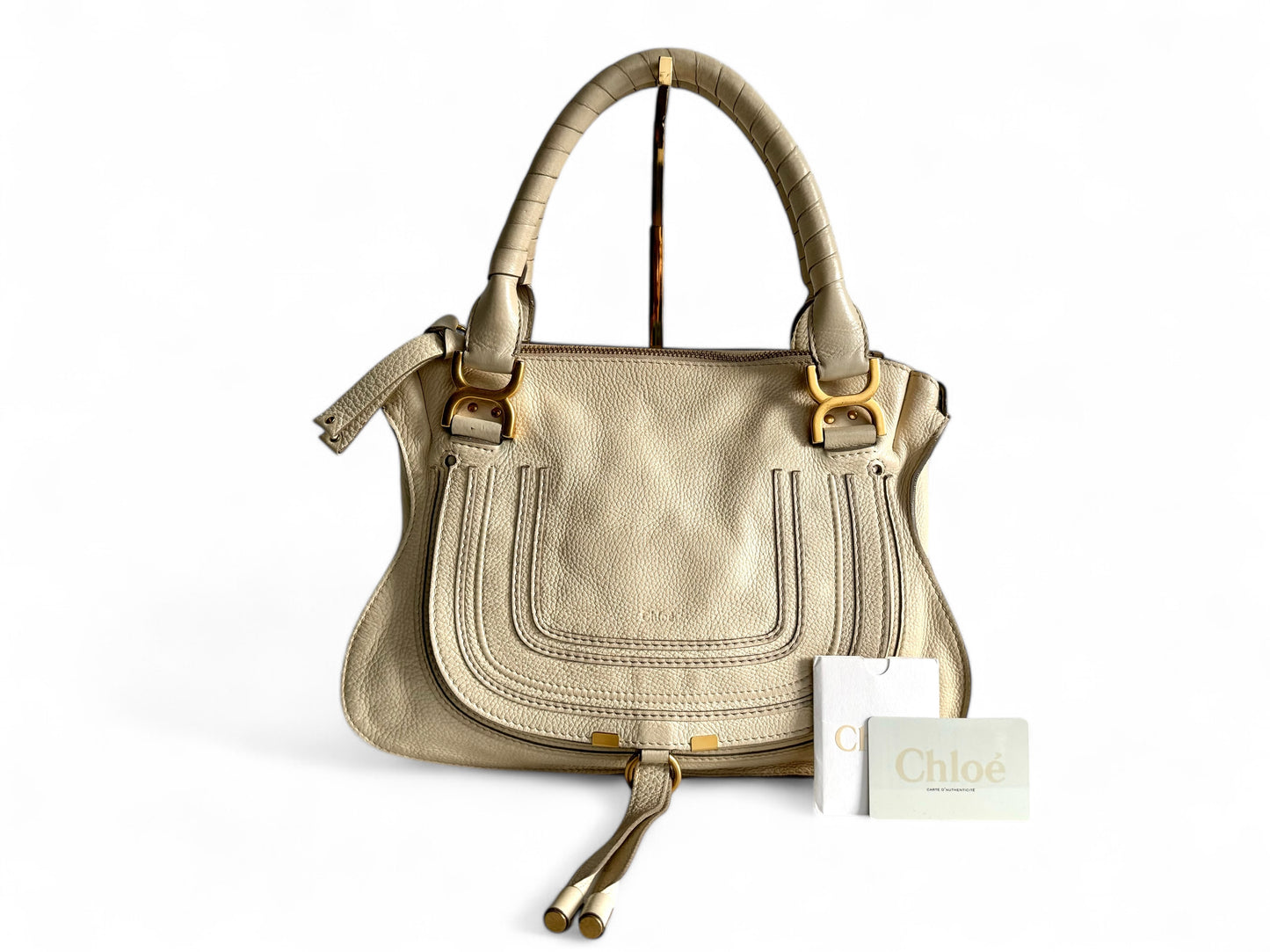 CHLOE Calfskin Medium Marcie Satchel