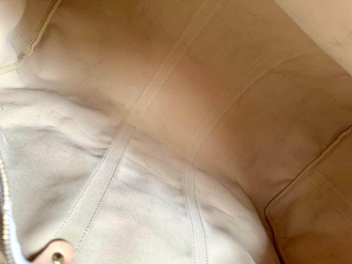 LOUIS VUITTON Damier Azur Keepall Bandouliere 55