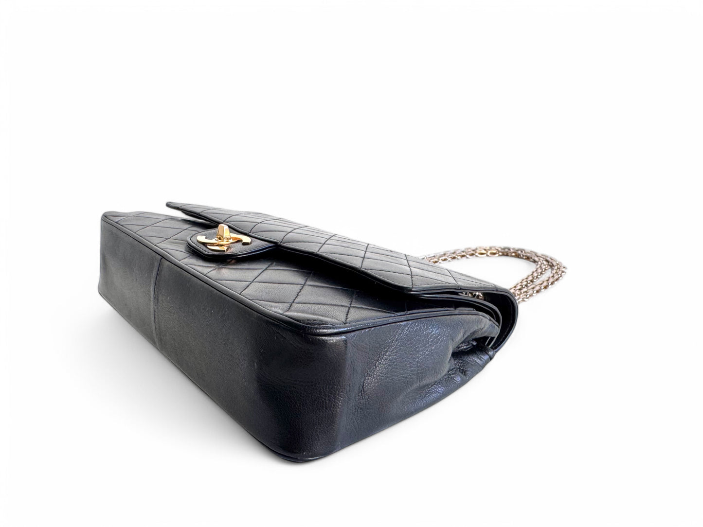 CHANEL Lambskin Mademoiselle Double Flap