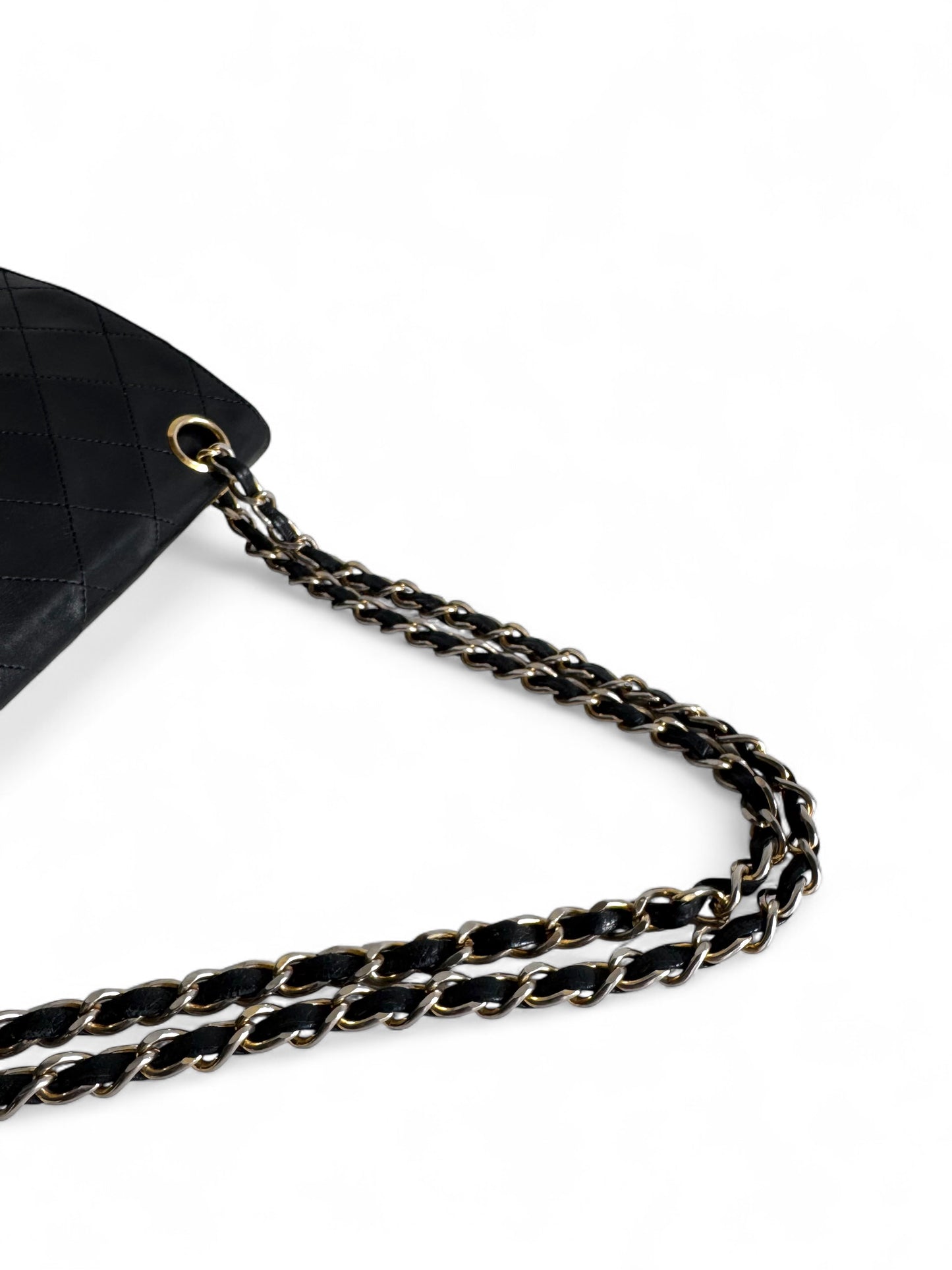 CHANEL Matelasse Lambskin Double Flap Bag