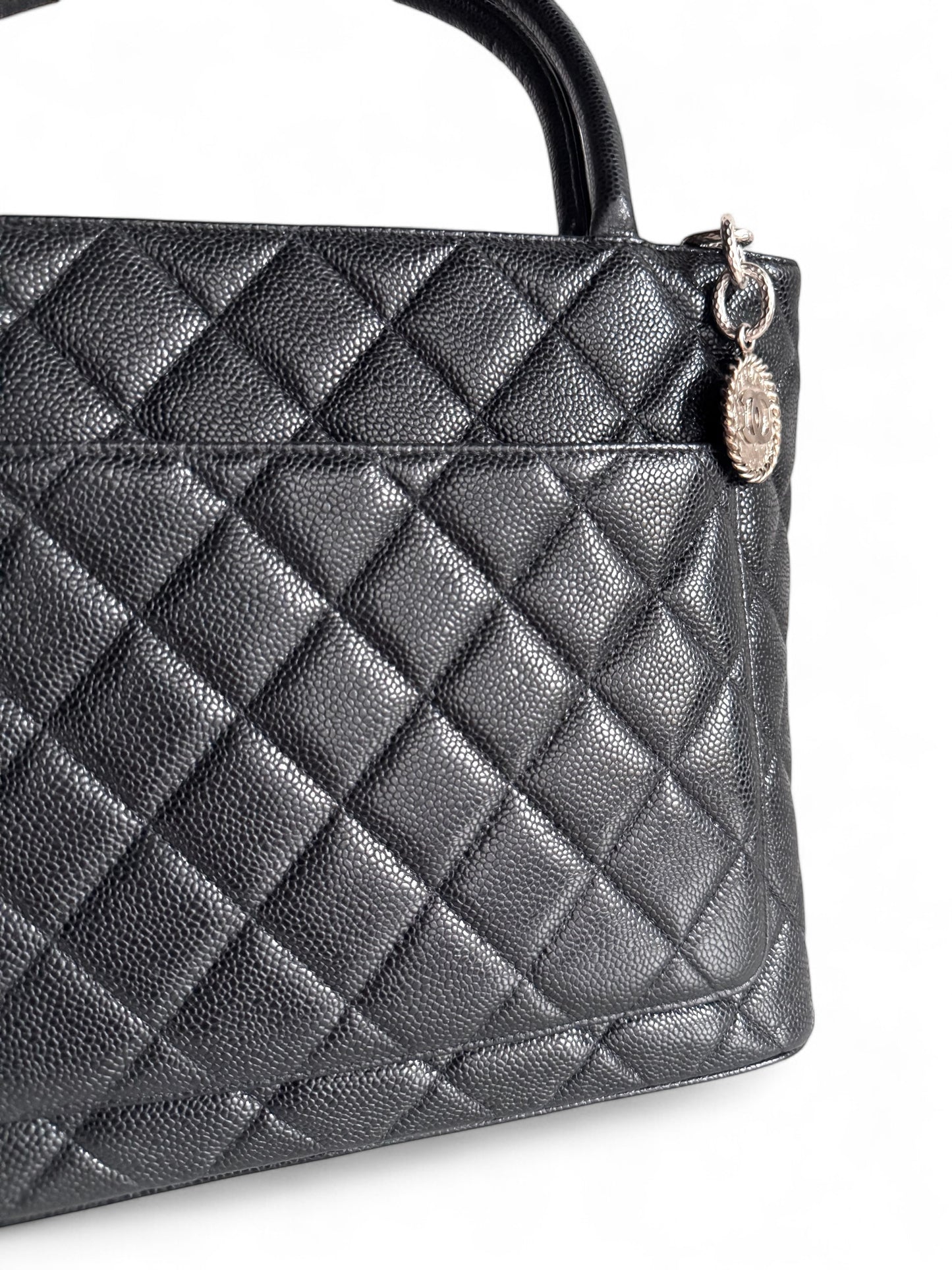 CHANEL Caviar Quilted Medallion Tote