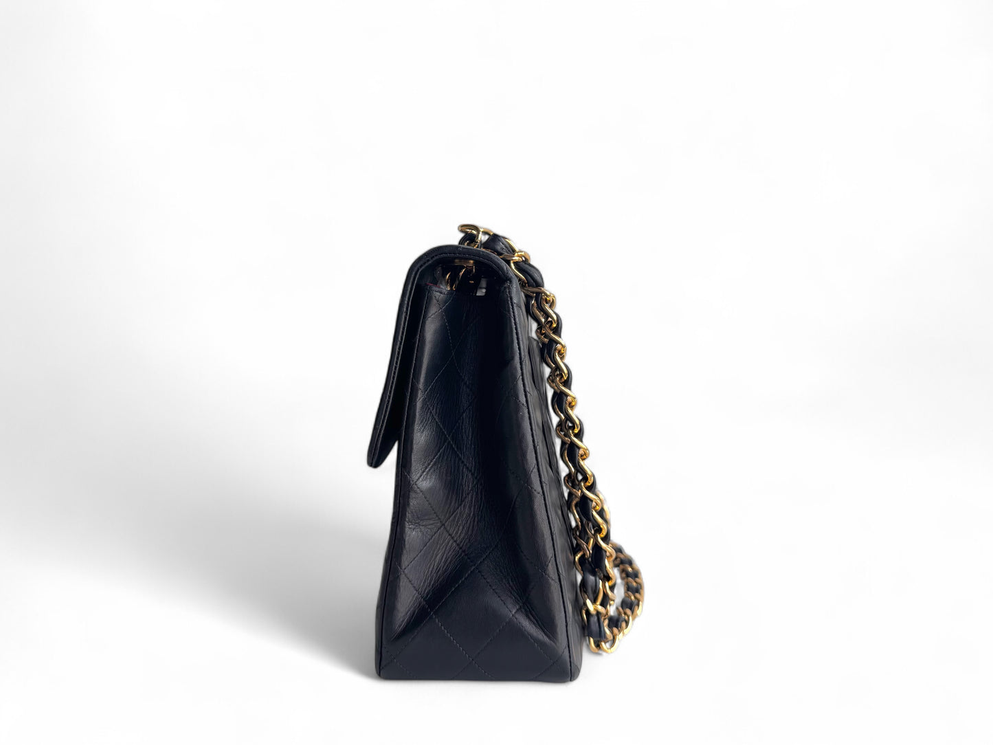 CHANEL Lambskin Quilted XL Jumbo Single Flap