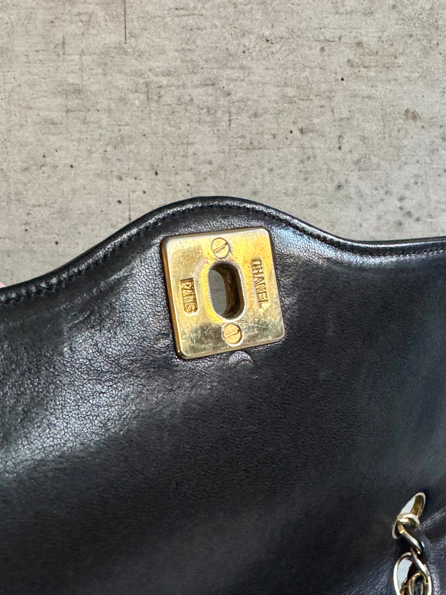 CHANEL Lambskin Quilted Medium Double Flap Bag