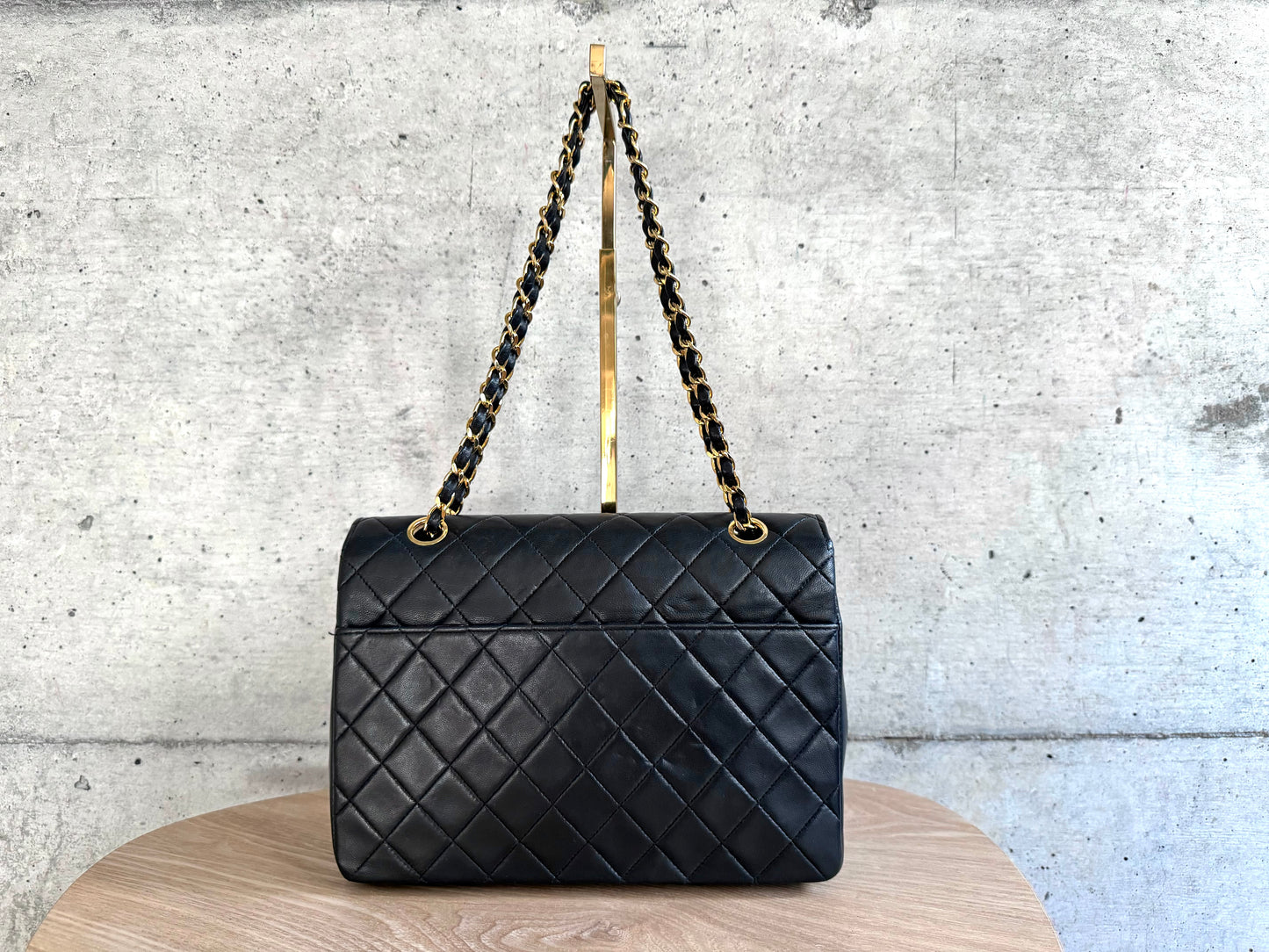 CHANEL Lambskin Quilted Medium Single Flap