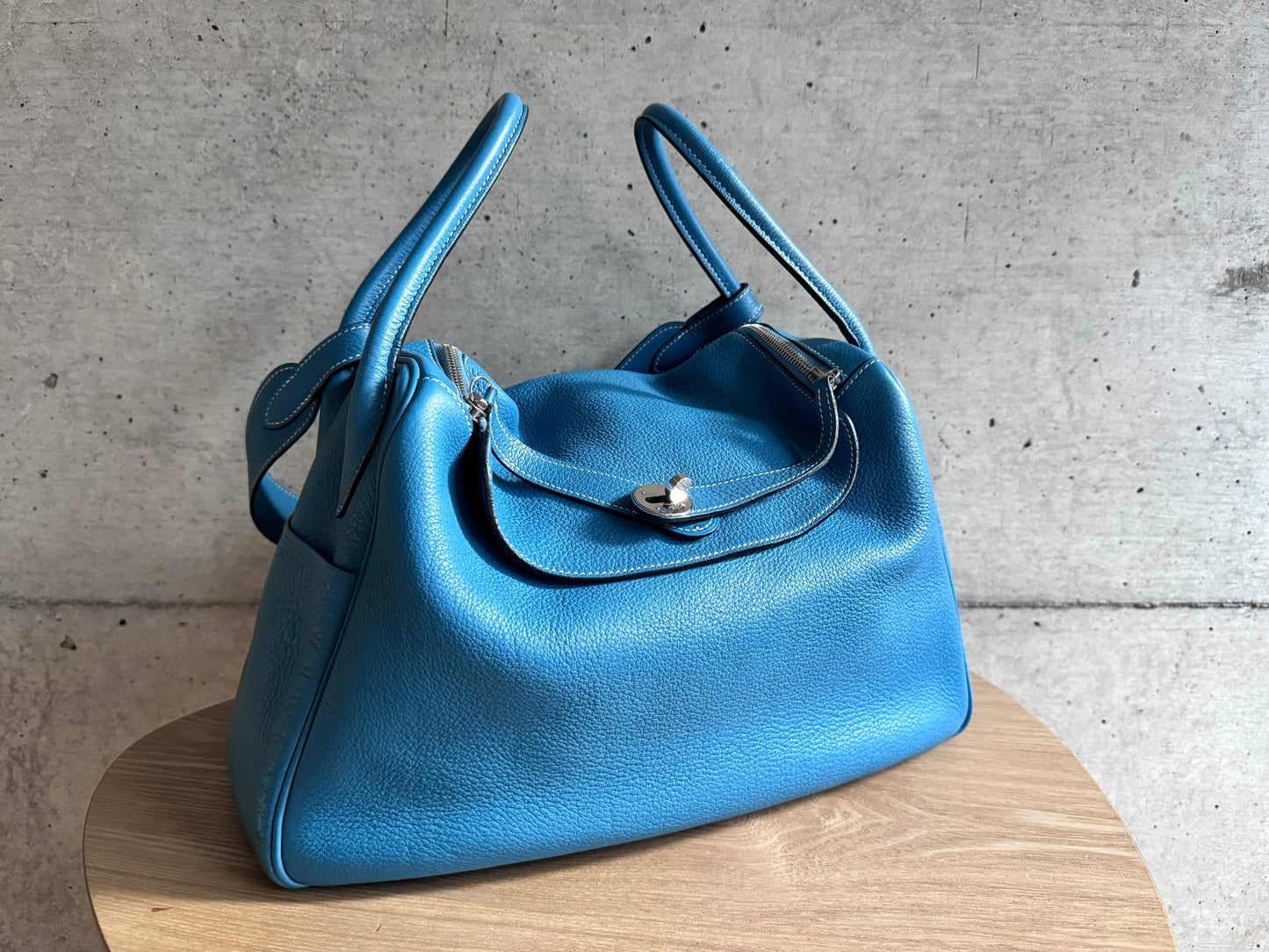 HERMES Taurillon Clemence Lindy 34