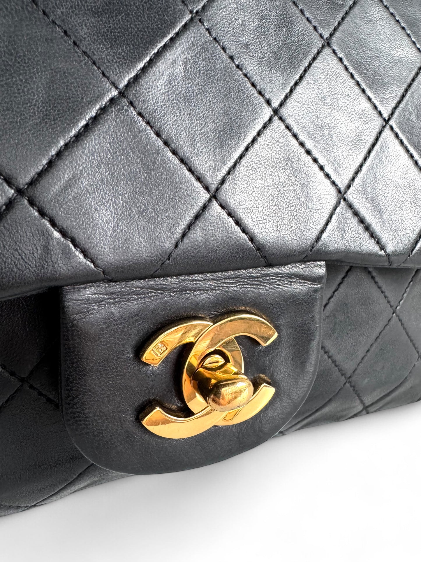 CHANEL Timeless Lambskin Classic Double Flap Bag