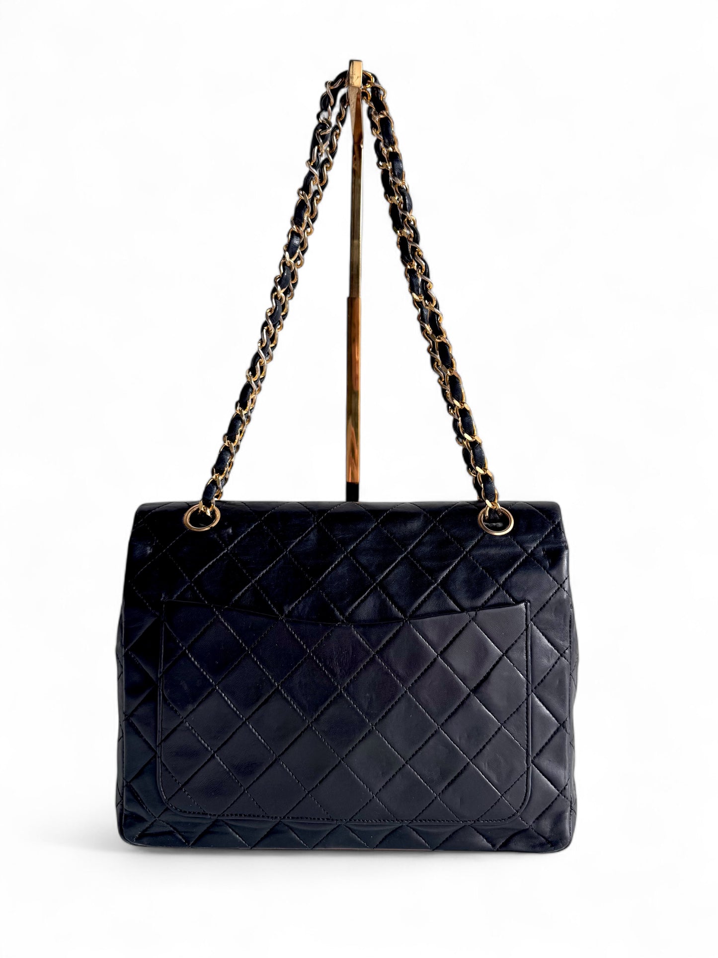 CHANEL Lambskin Classic Medium Double Flap