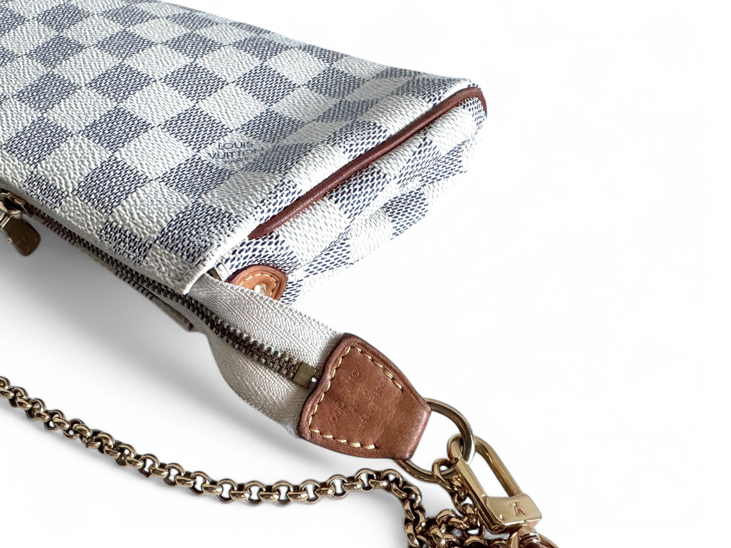LOUIS VUITTON Damier Azur Eva Clutch