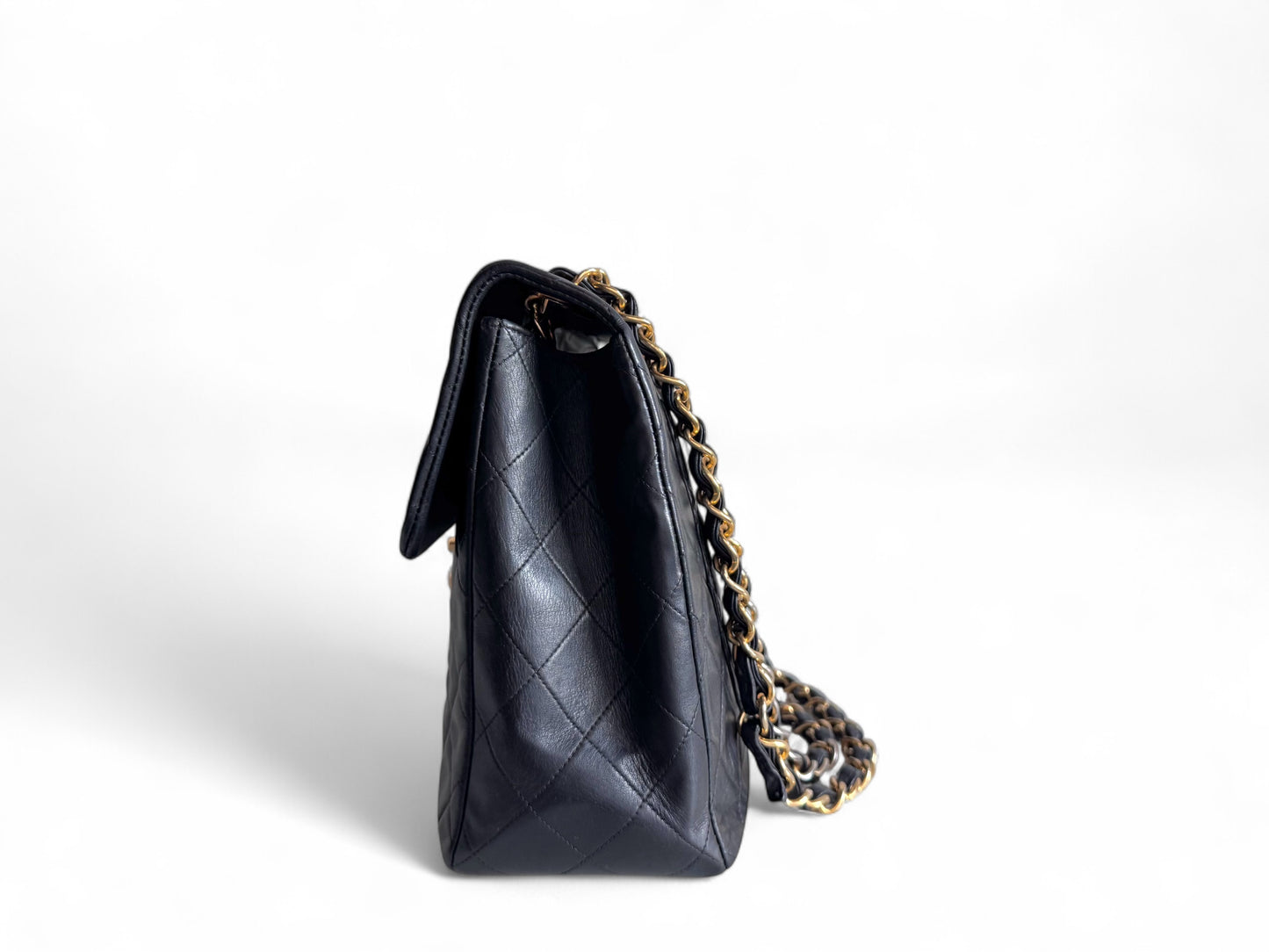 CHANEL Lambskin Quilted XL Jumbo Single Flap Bag