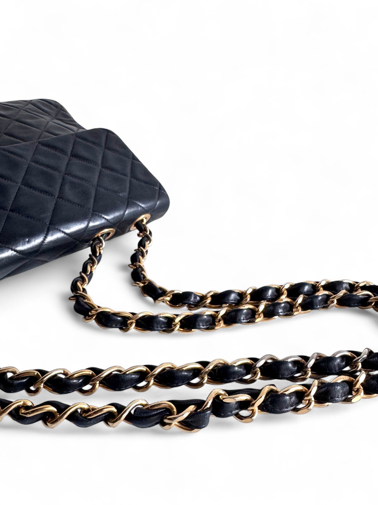 CHANEL Lambskin Quilted XL Jumbo Single Flap Bag