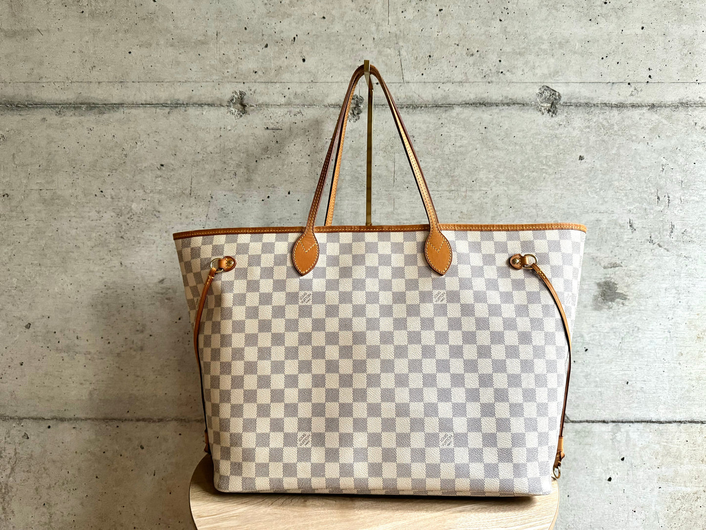 LOUIS VUITTON Damier Azur Neverfull GM
