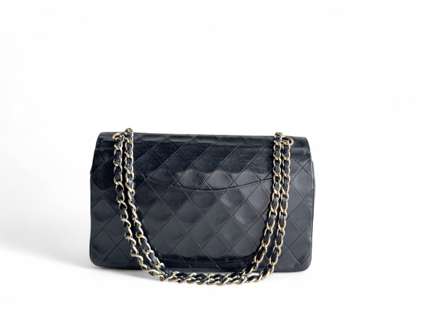 CHANEL Matelasse Lambskin Double Flap Bag