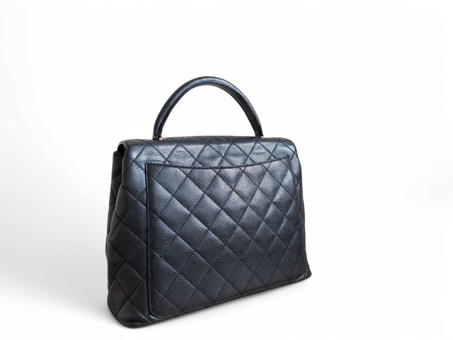 CHANEL Caviar Quilted Jumbo Kelly Flap