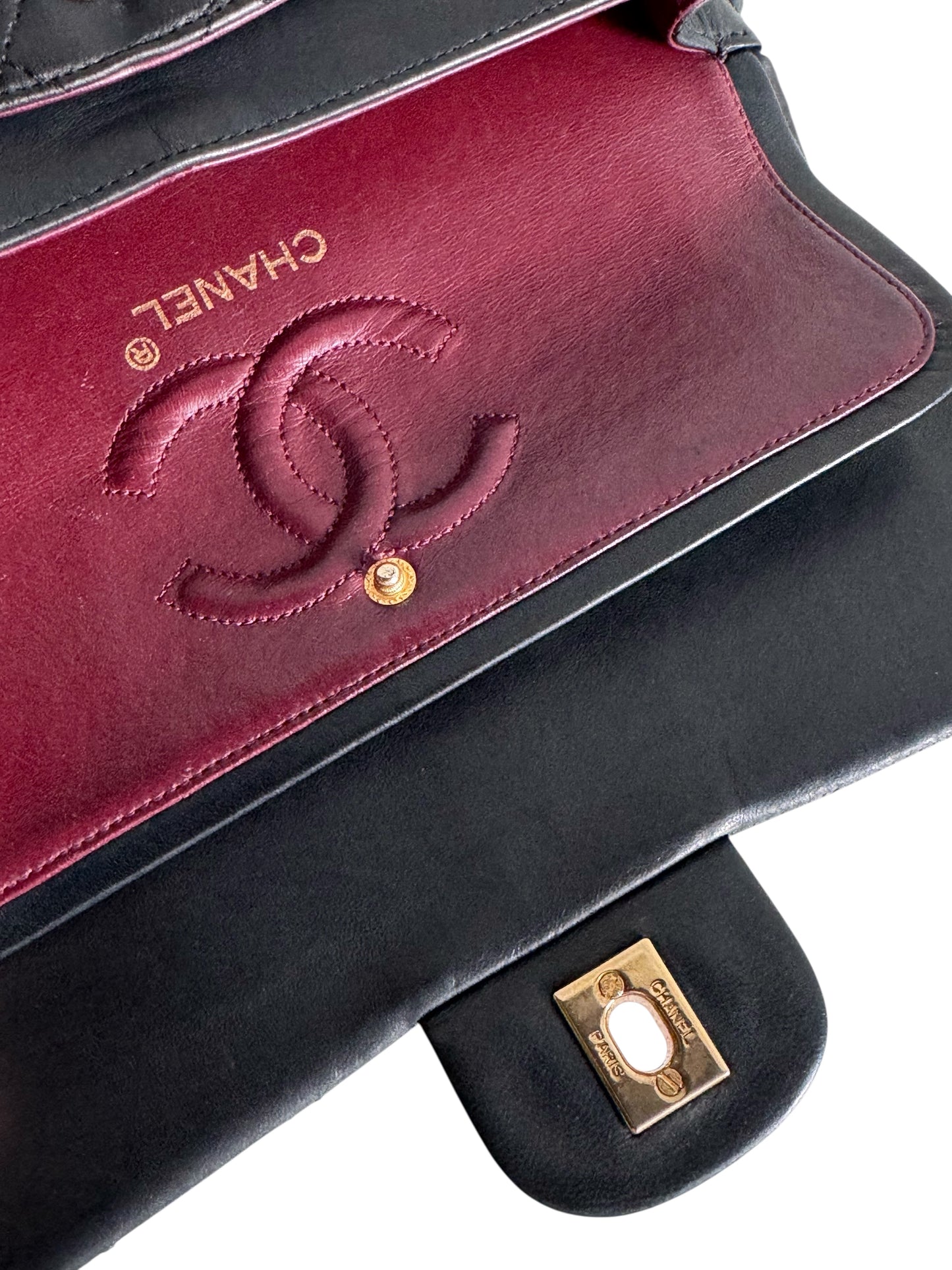 CHANEL Lambskin Timeless Classic Double Flap Bag