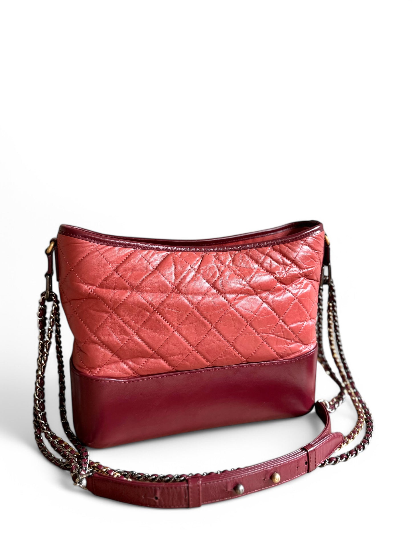 CHANEL Aged Calfskin Quilted Medium Gabrielle Hobo