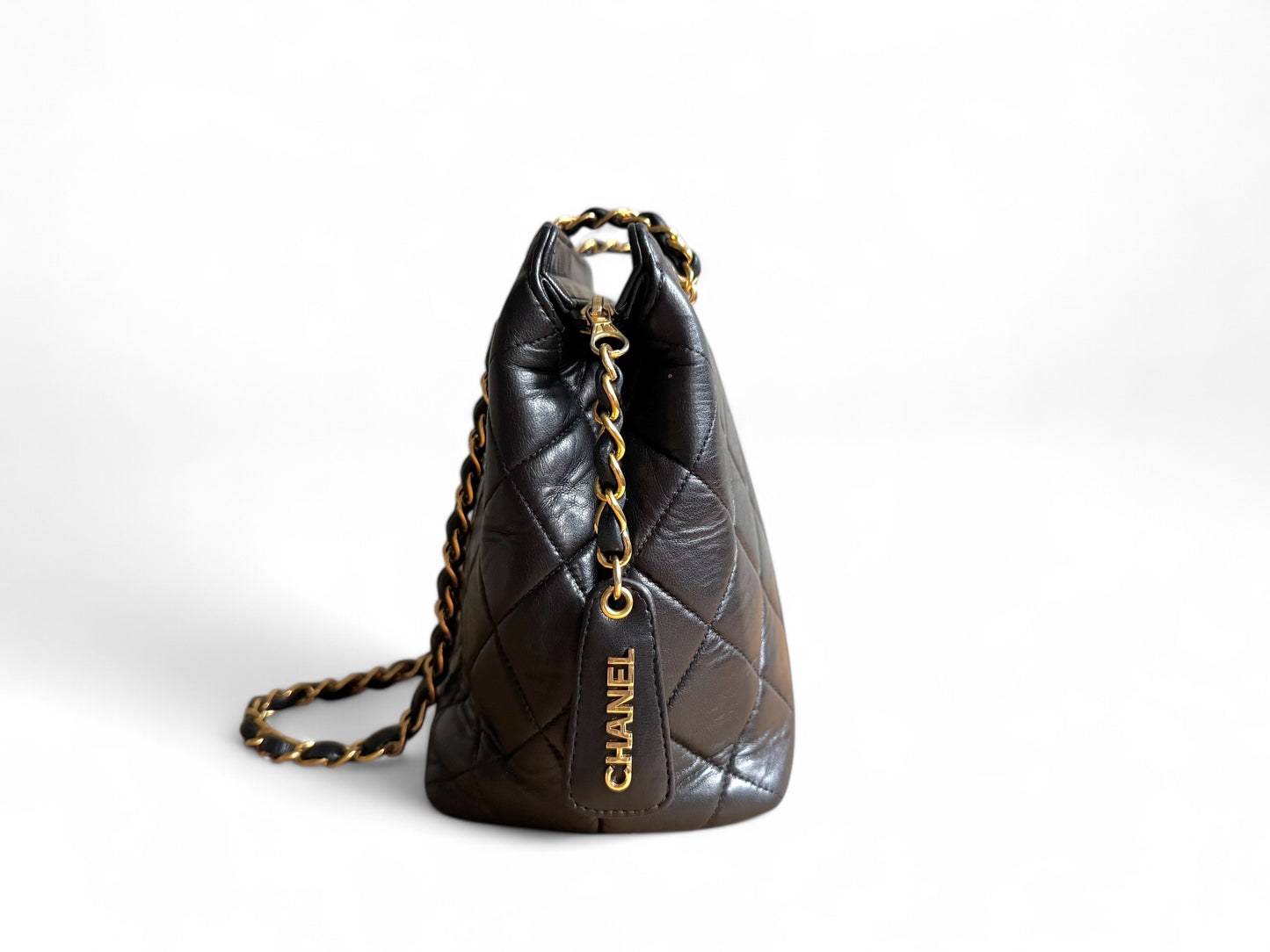 CHANEL Lambskin Quilted Shoulder Bag