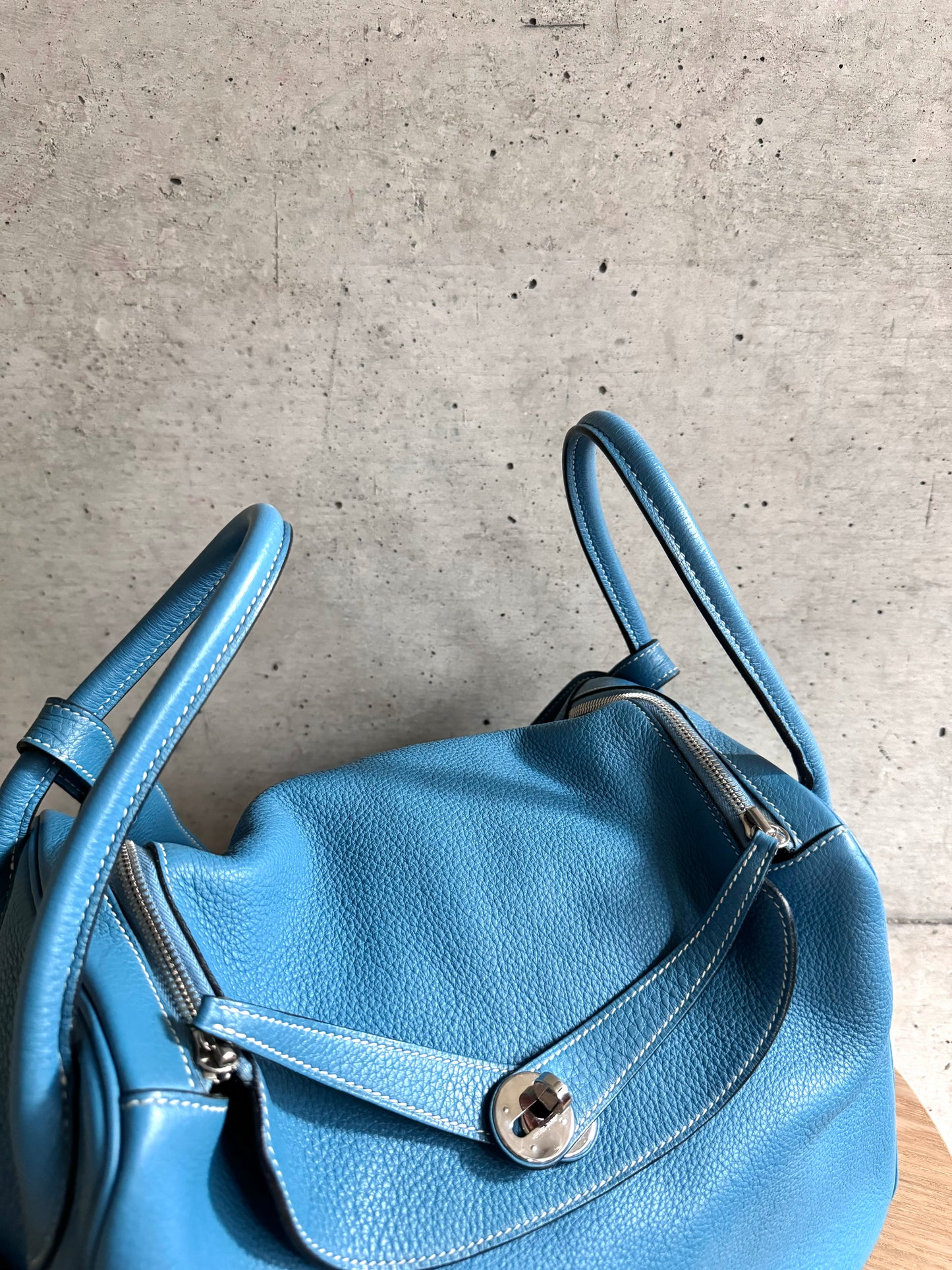 HERMES Taurillon Clemence Lindy 34