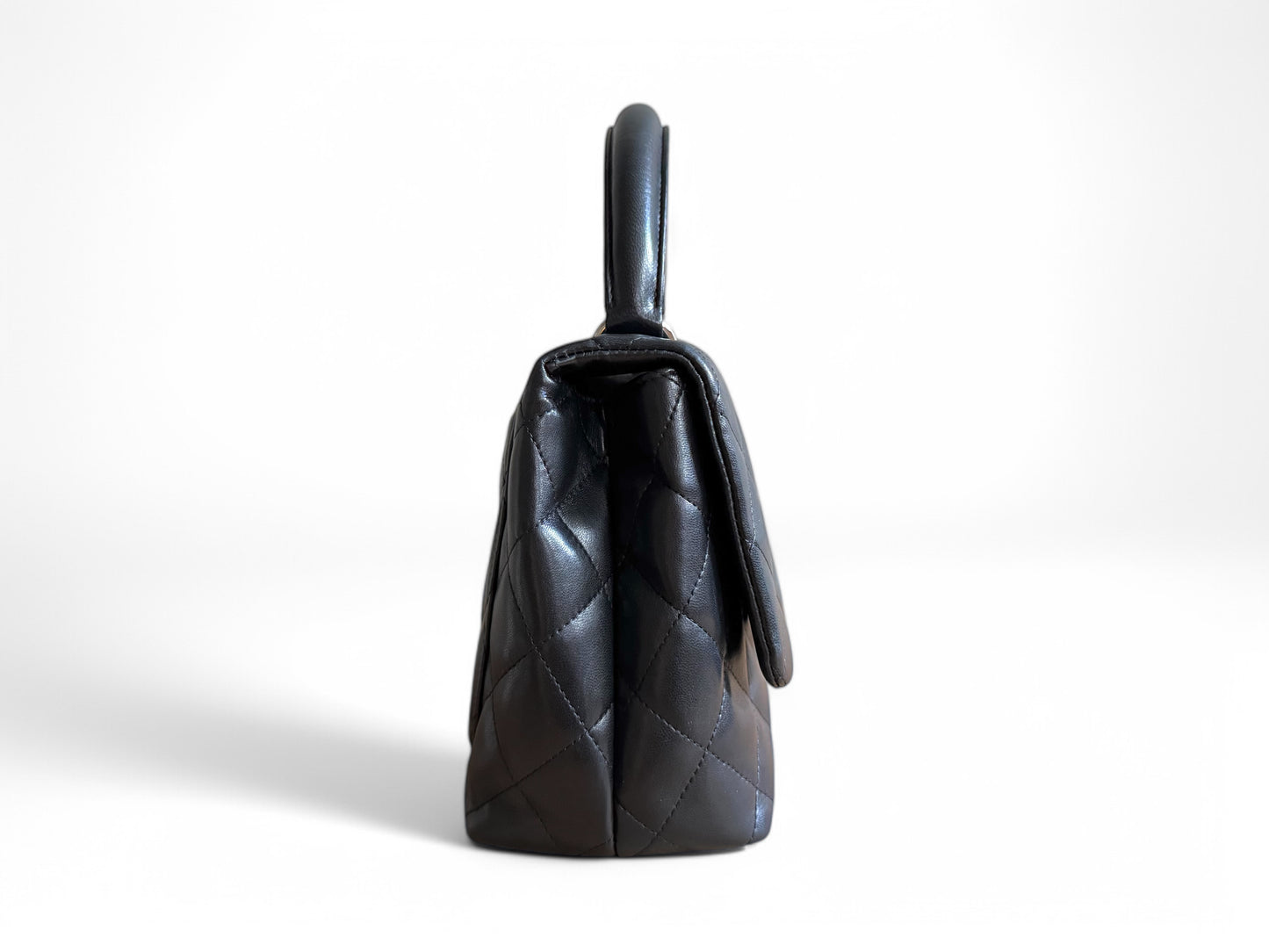 CHANEL Lambskin Quilted Medium Kelly Flap Bag