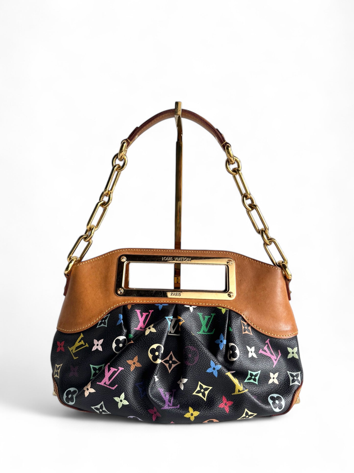 LOUIS VUITTON Monogram Multicolor Judy PM Black
