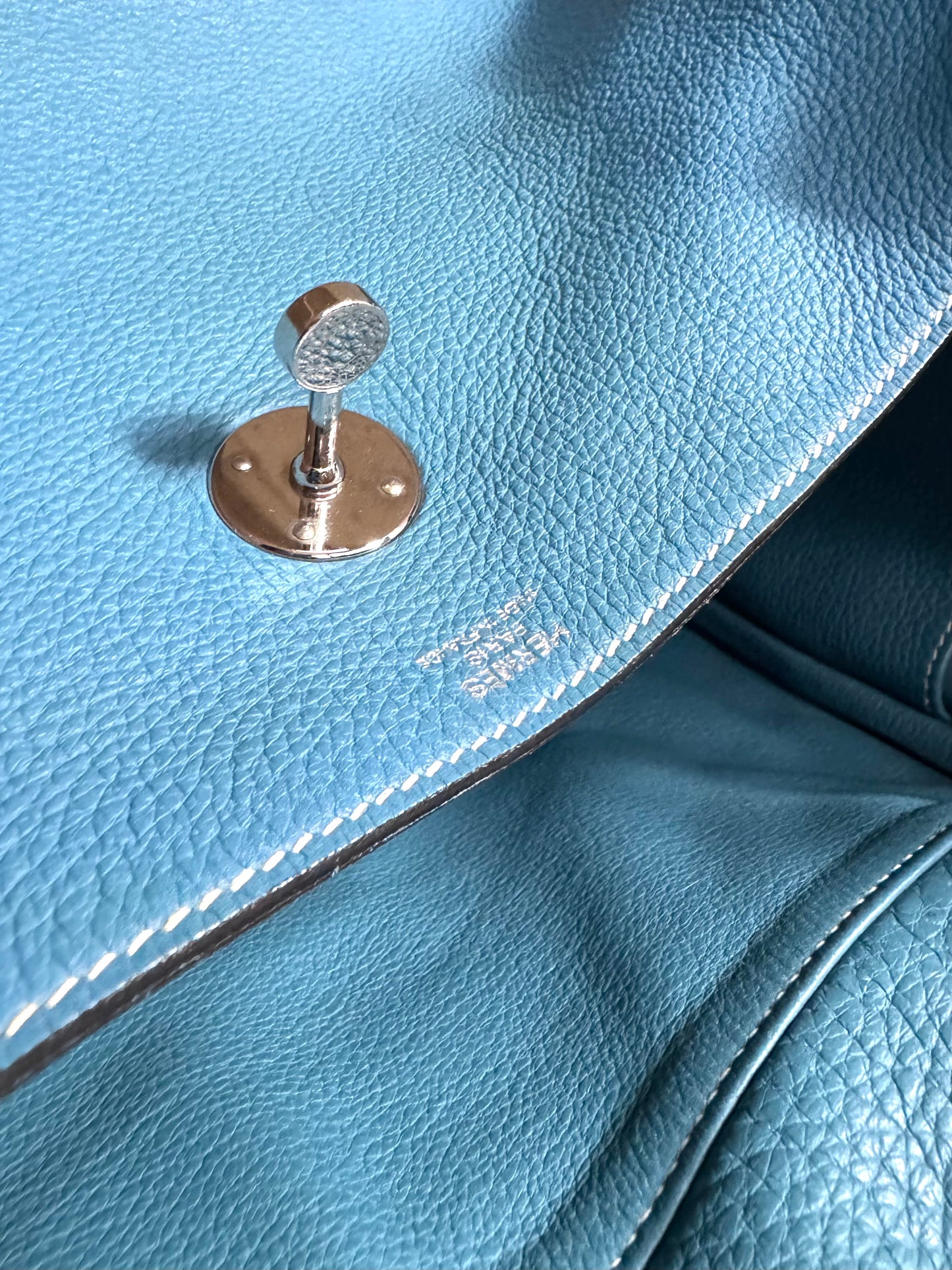 HERMES Taurillon Clemence Lindy 34