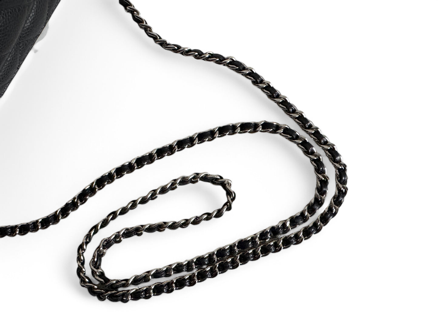 CHANEL Caviar Quilted Wallet on Chain WOC