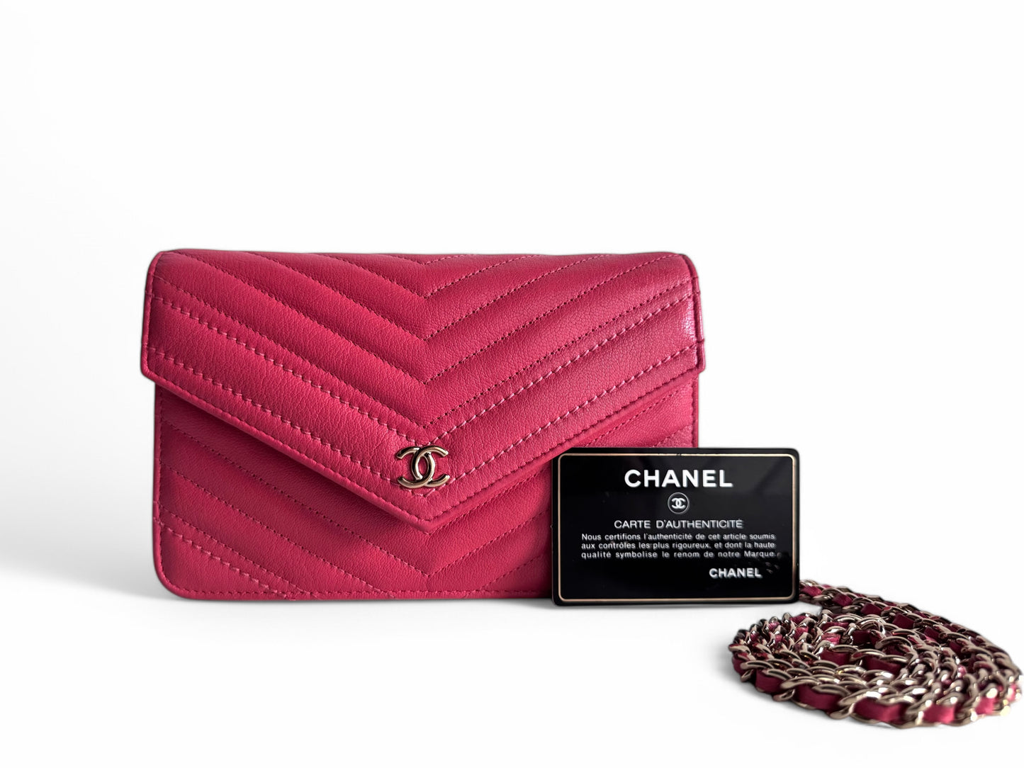 Chanel Chevron Statement Wallet On Chain