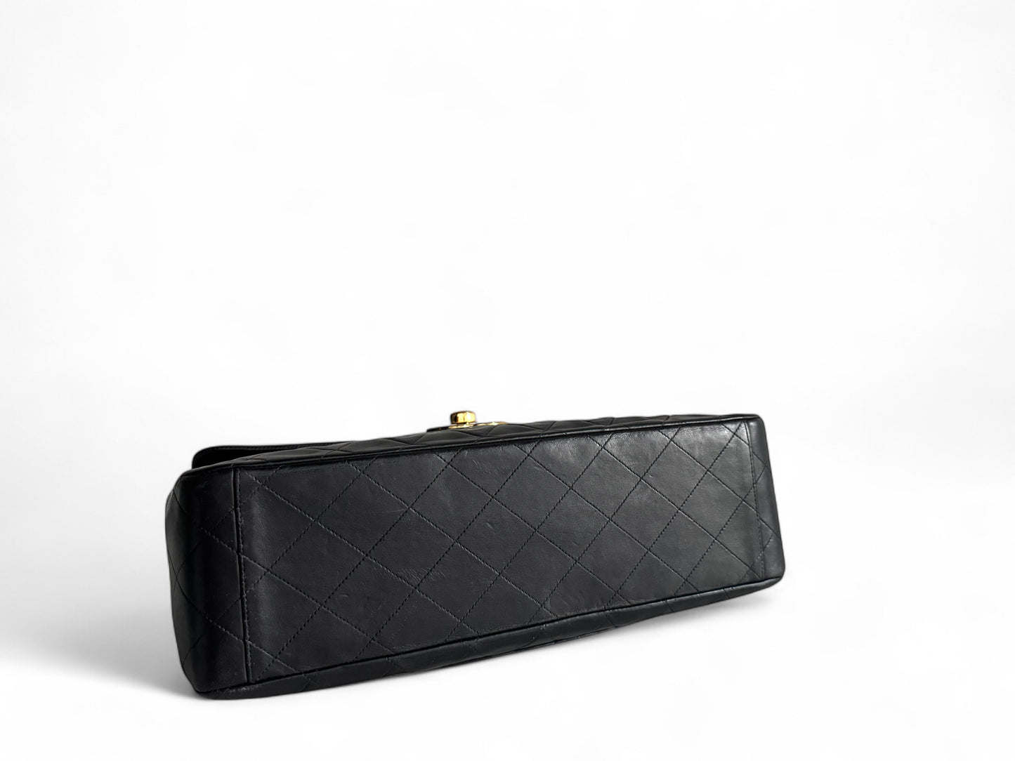 CHANEL Lambskin Quilted XL Jumbo Single Flap Bag