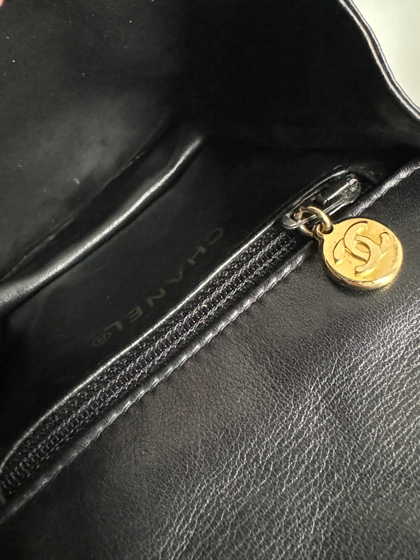 CHANEL Lambskin Quilted Flap Waist Belt Bag