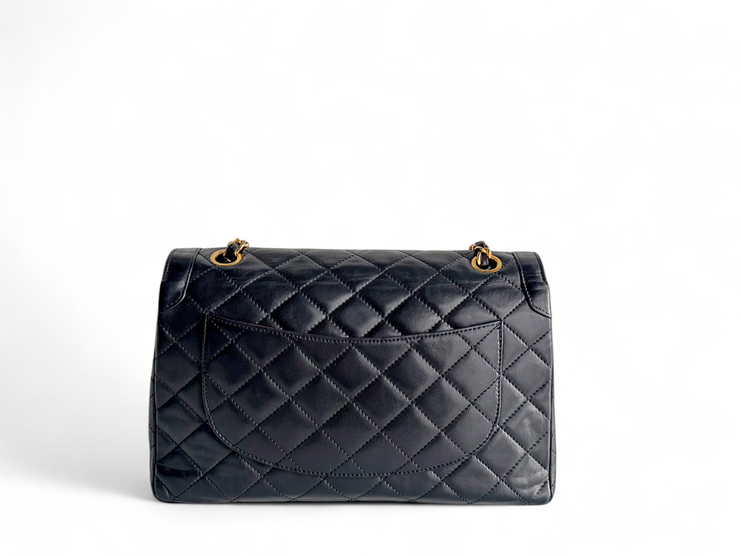 CHANEL Lambskin Quilted Medium Double Flap Bag