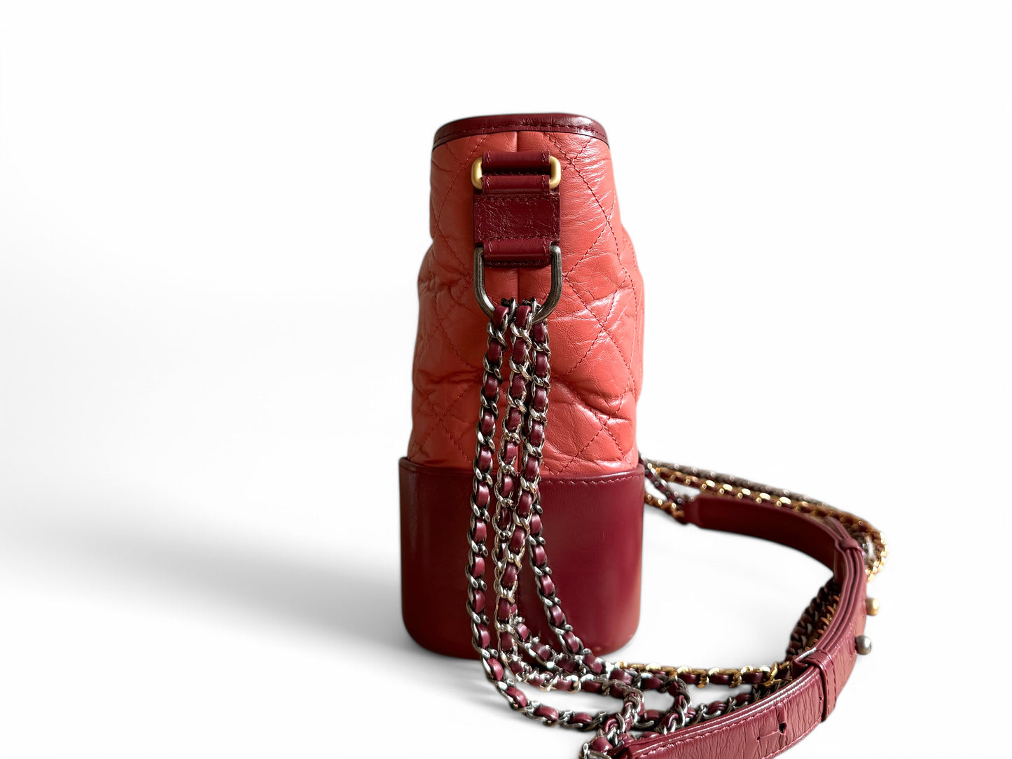CHANEL Aged Calfskin Quilted Medium Gabrielle Hobo