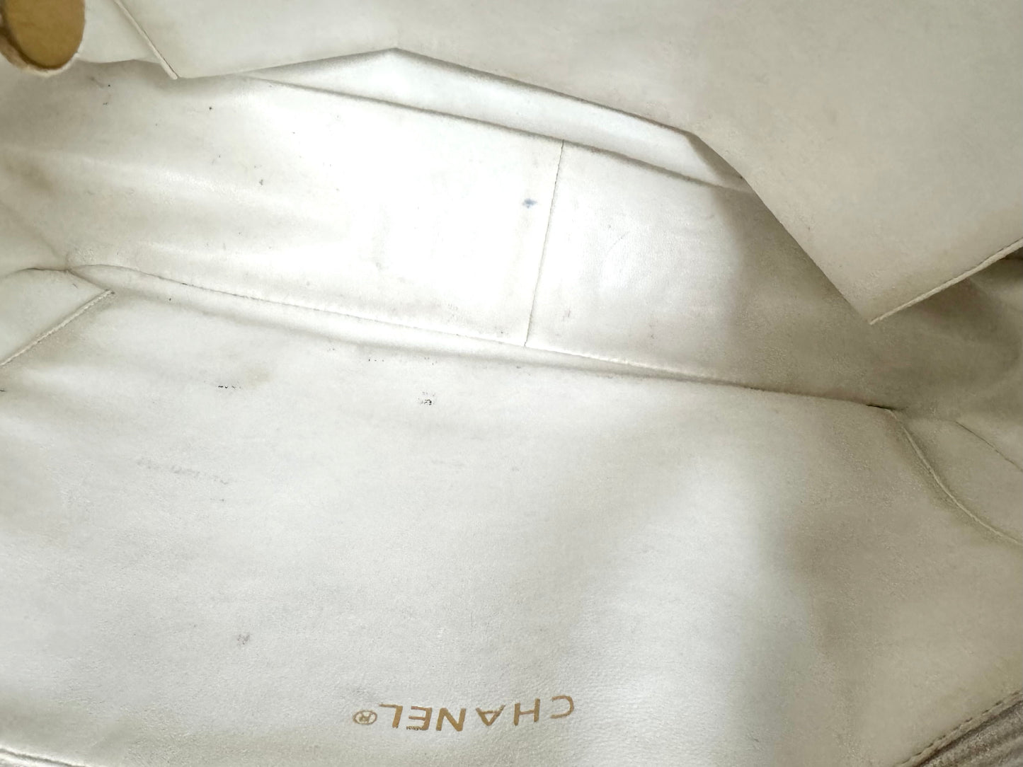 CHANEL Denim Lambskin Tote