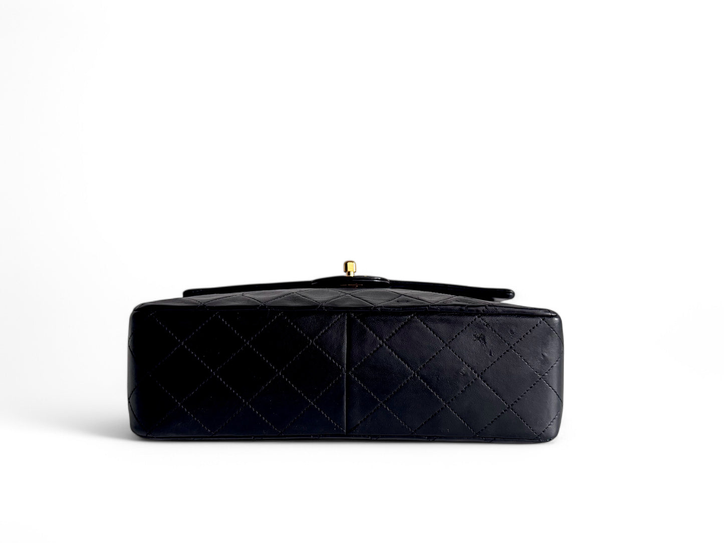 CHANEL Lambskin Quilted Medium Double Flap
