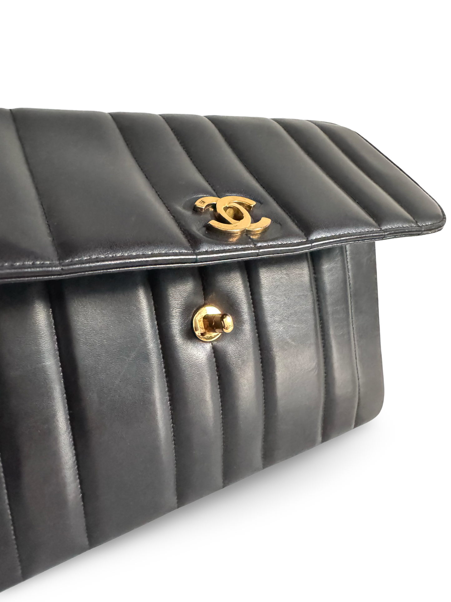 CHANEL Mademoiselle Lambskin Flap Bag