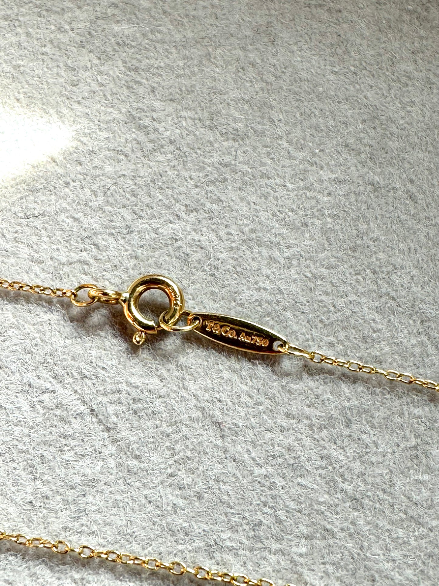 TIFFANY & CO. 18K Yellow Gold Elsa Peretti Diamonds Bracelet