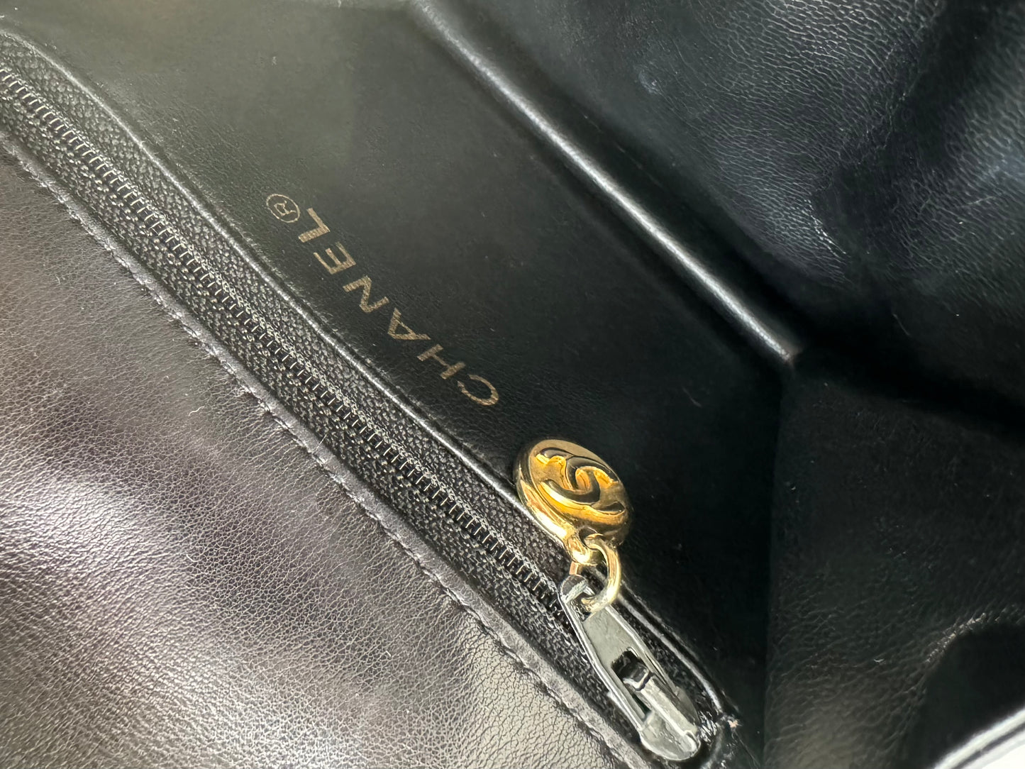 CHANEL Lambskin Quilted Flap Waist Belt Bag