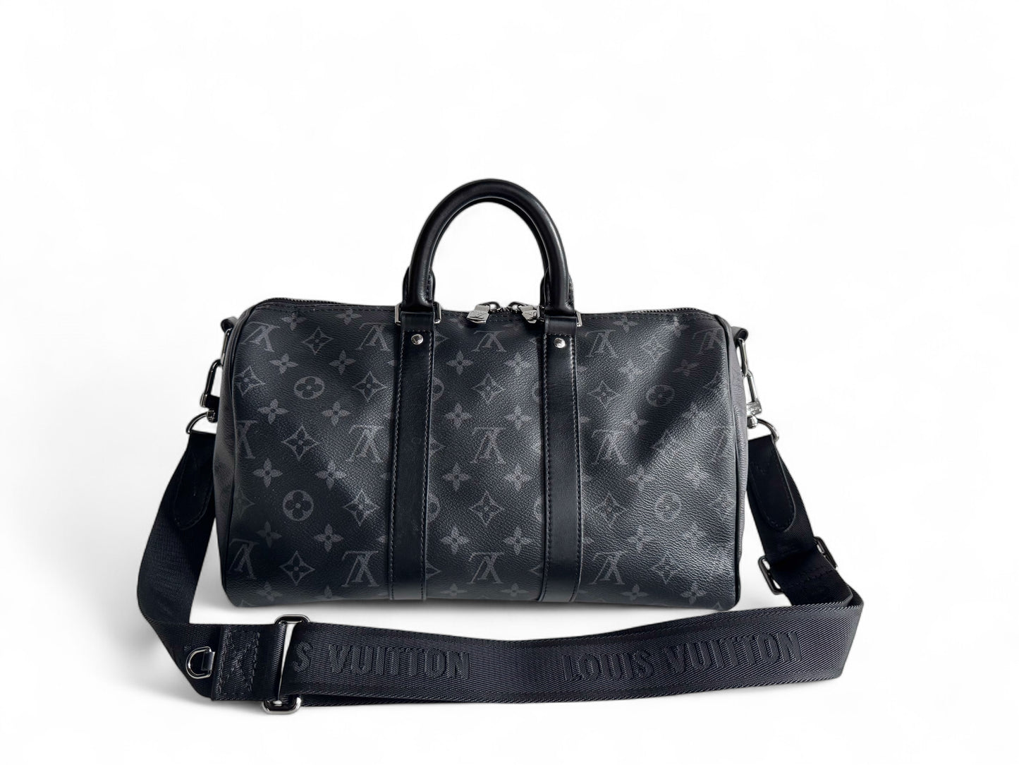 LOUIS VUITTON Eclipse Reverse Keepall Bandouliere Bag