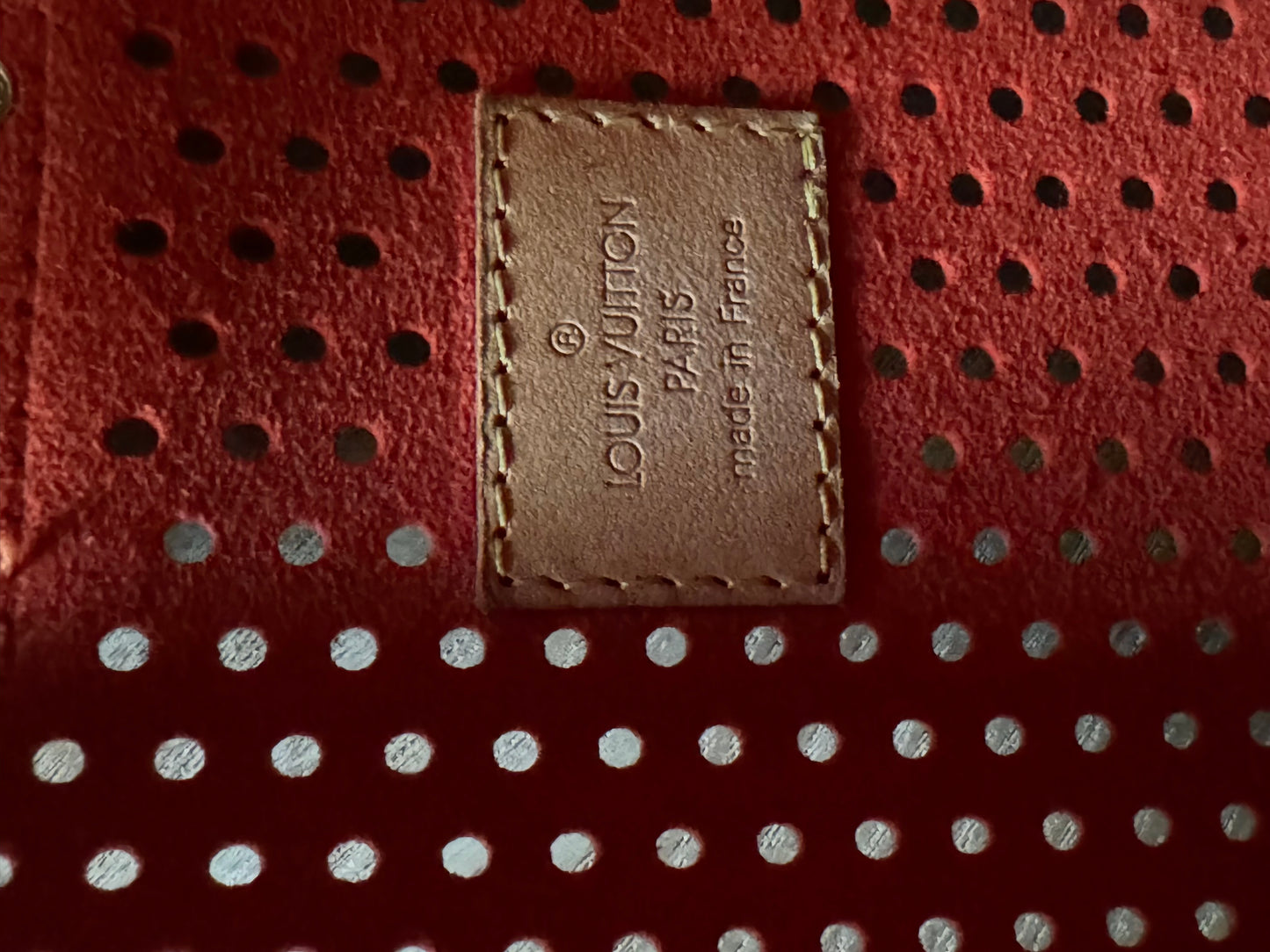LOUIS VUITTON Monogram Perforated Musette